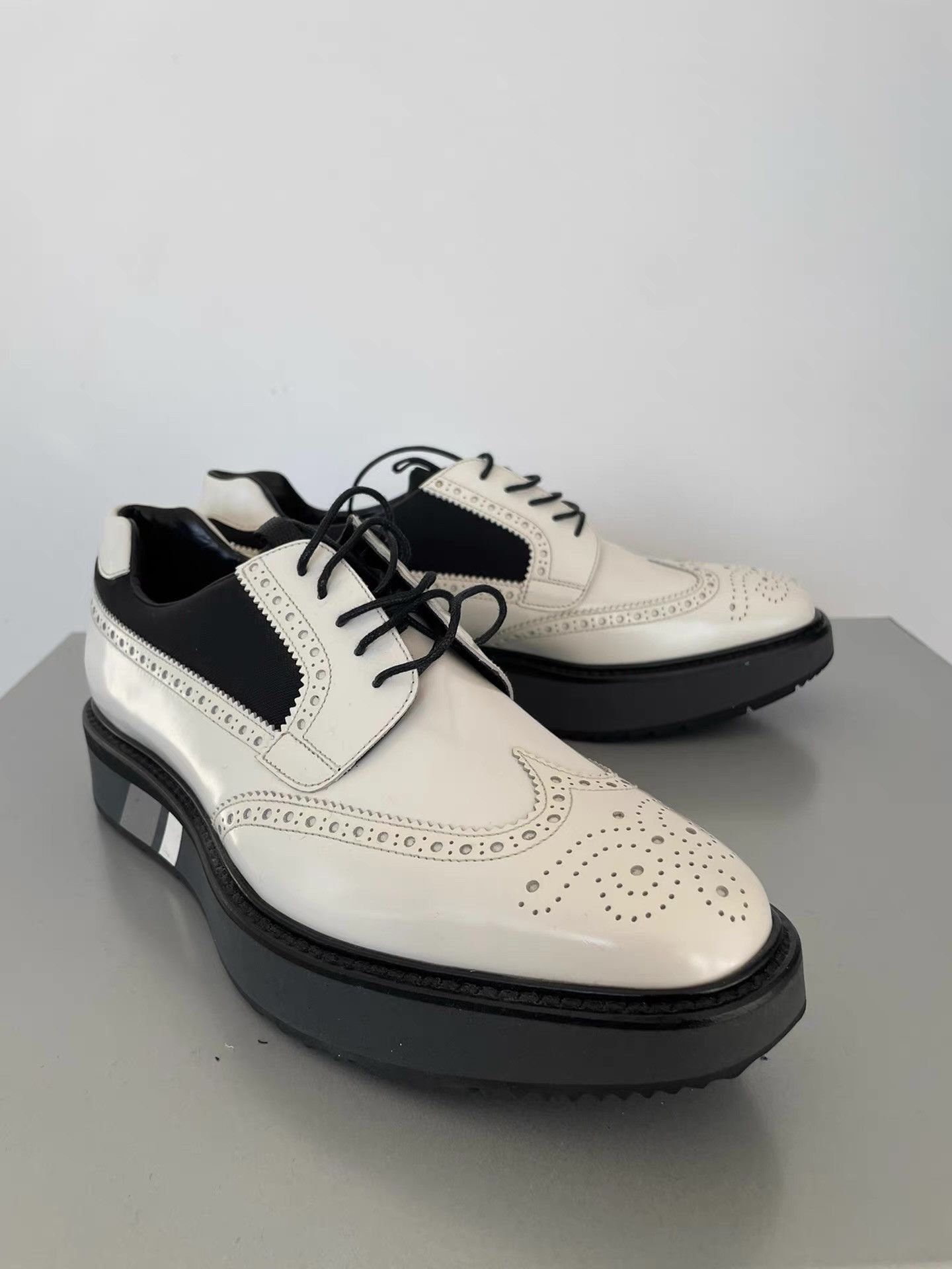 Prada Prada Carved Platform Leather Shoes Ｑ21 Size US 8 / EU 41 - 2 Thumbnail