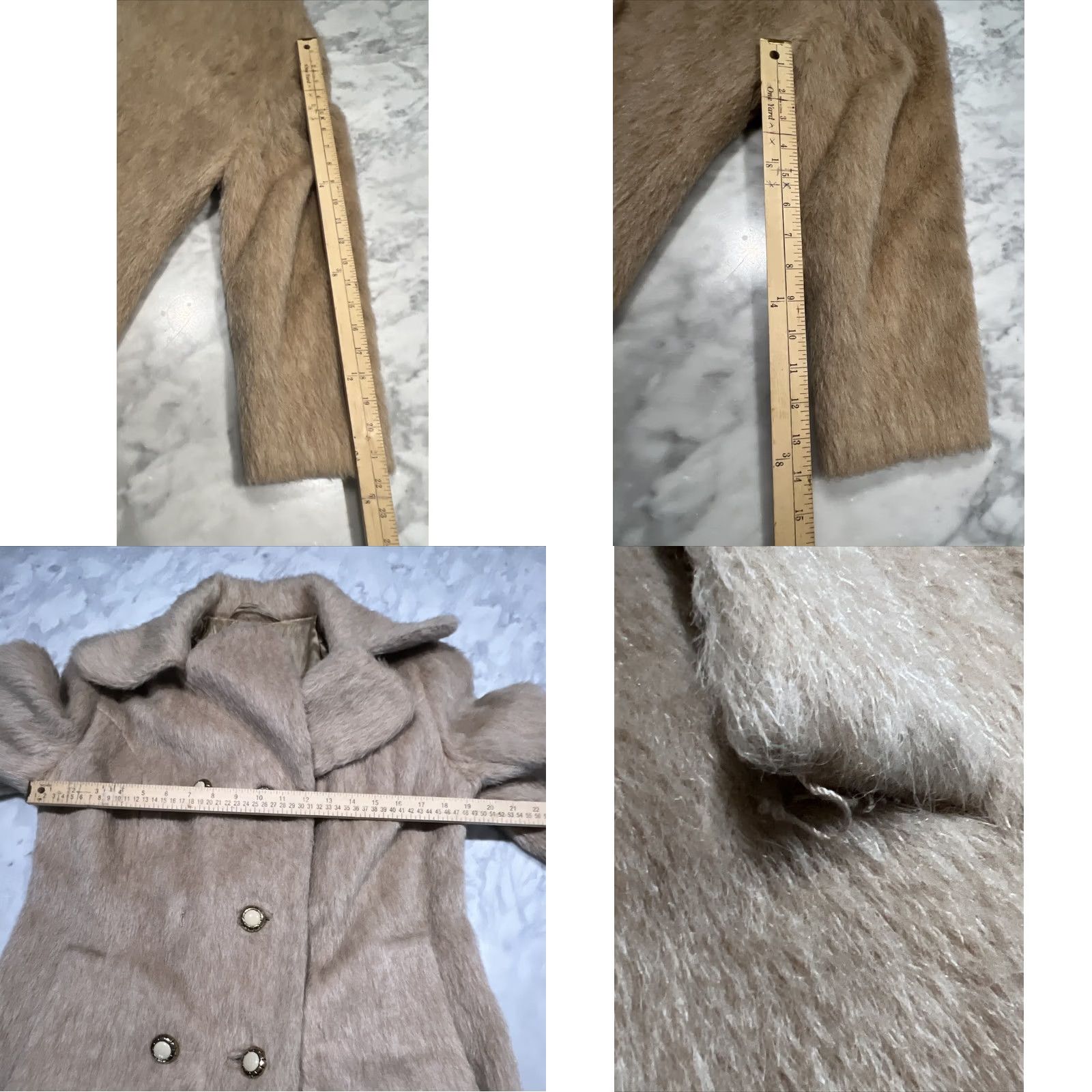 Vintage VINTAGE Lama Jacket Women’s 42 Long Garantiert Echtes Florgewebe Size M / US 6-8 / IT 42-44 - 8 Thumbnail