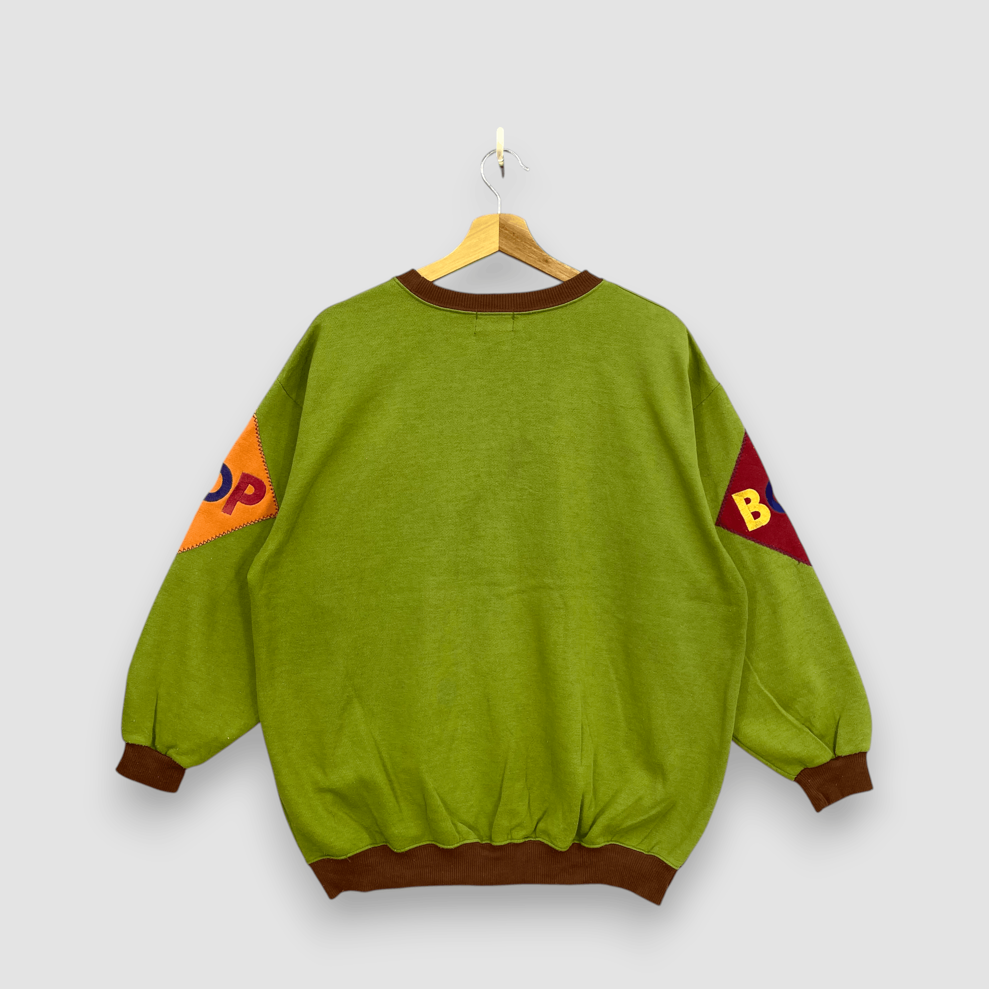 Vintage Vintage 90s Box of Pop Patches Sweatshirt Novelty Sweater Size US L / EU 52-54 / 3 - 2 Thumbnail