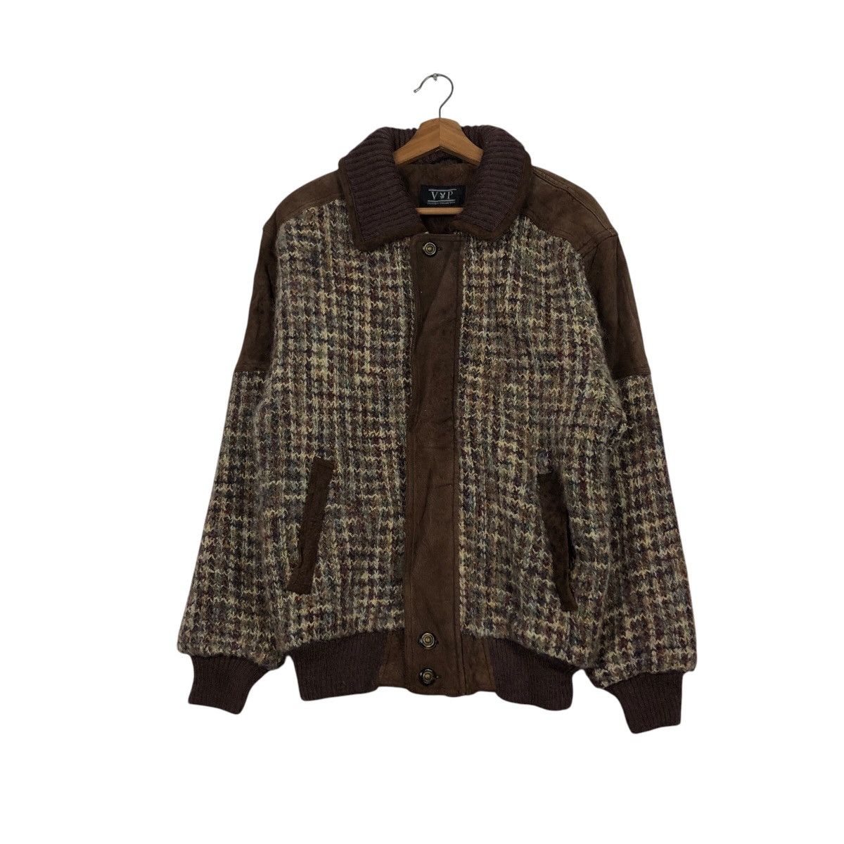 Designer × Japanese Brand × Vintage 📌Vintage Bomber Jacket Knit VIP Playboy Collections Size US L / EU 52-54 / 3 - 3 Thumbnail