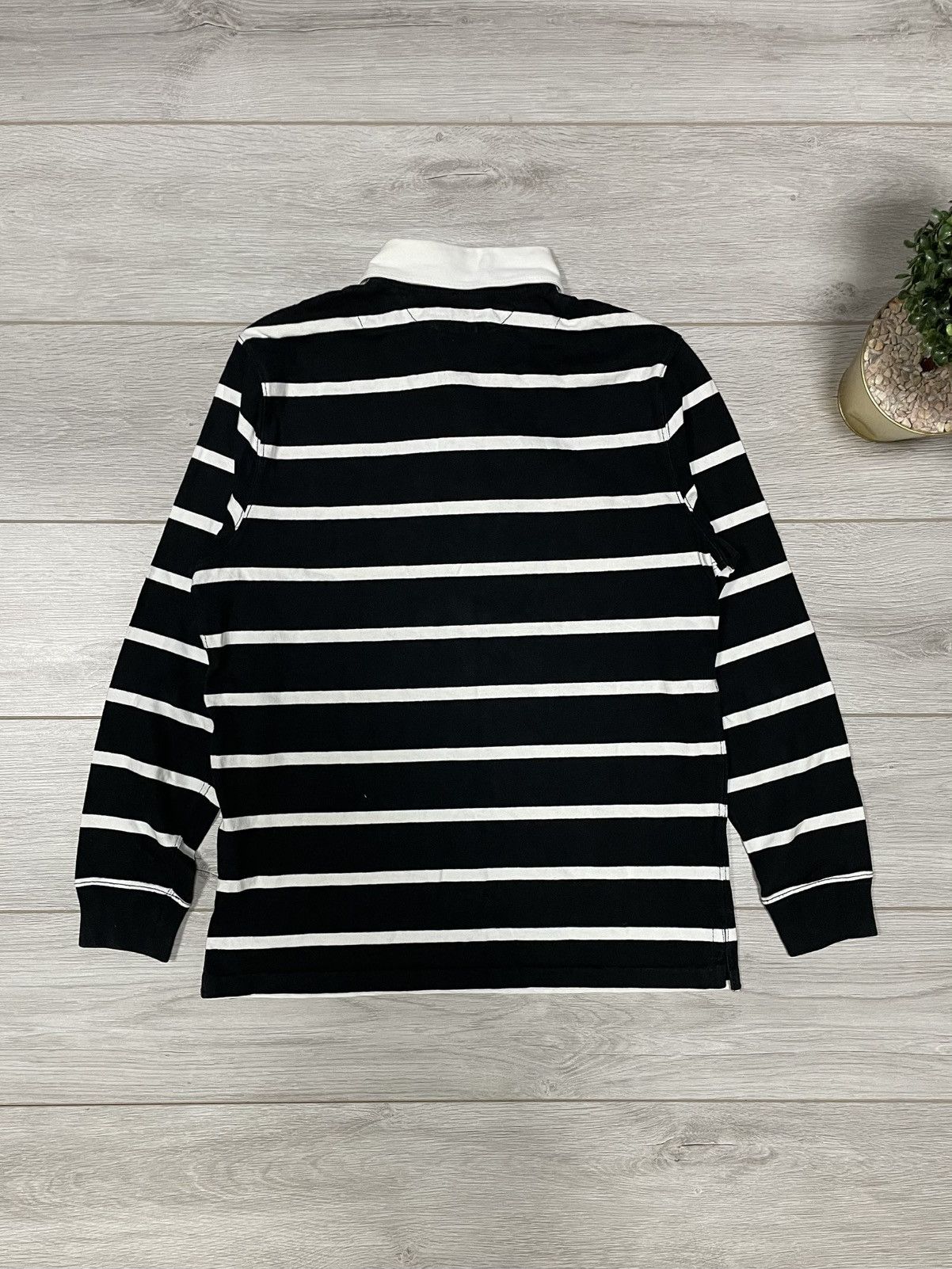 Rugby Ralph Lauren Vintage Polo Ralph Lauren Rugby long sleeve polo striped Size M / US 6-8 / IT 42-44 - 12 Thumbnail