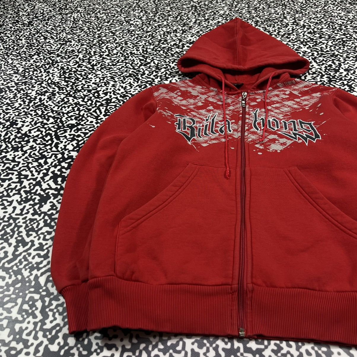 Billabong Vintage Y2K Billabong Surf Affliction Style Retro Zip Hoodie Size US L / EU 52-54 / 3 - 9 Thumbnail