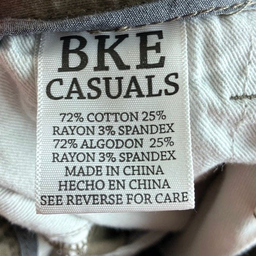 BKE BKE Womens Pants Brown Alec Mid Rise Straight Leg Stretch 27 Regular Chino Casual Size 27" / US 4 / IT 40 - 5 Thumbnail