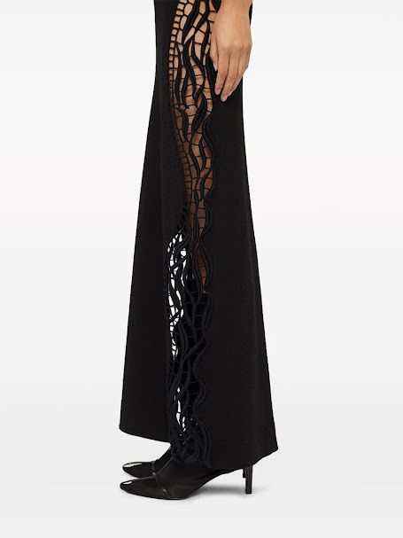 Jil Sander o1w1db10825 Sleeveless Dress in Black Size M / US 6-8 / IT 42-44 - 4 Thumbnail