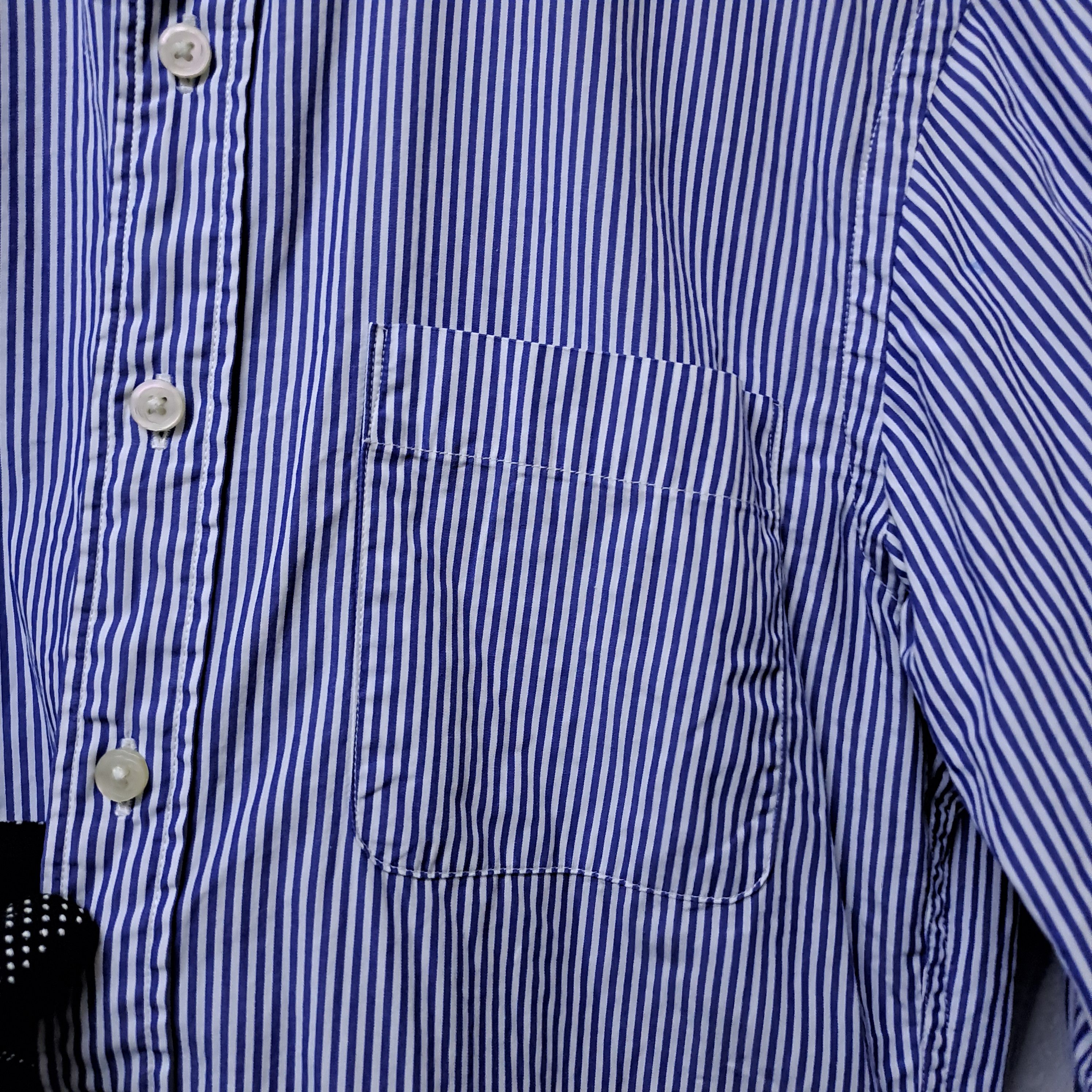Uniqlo Uniqlo Stripes Mandarin Collar Shirt Size US S / EU 44-46 / 1 - 2 Thumbnail