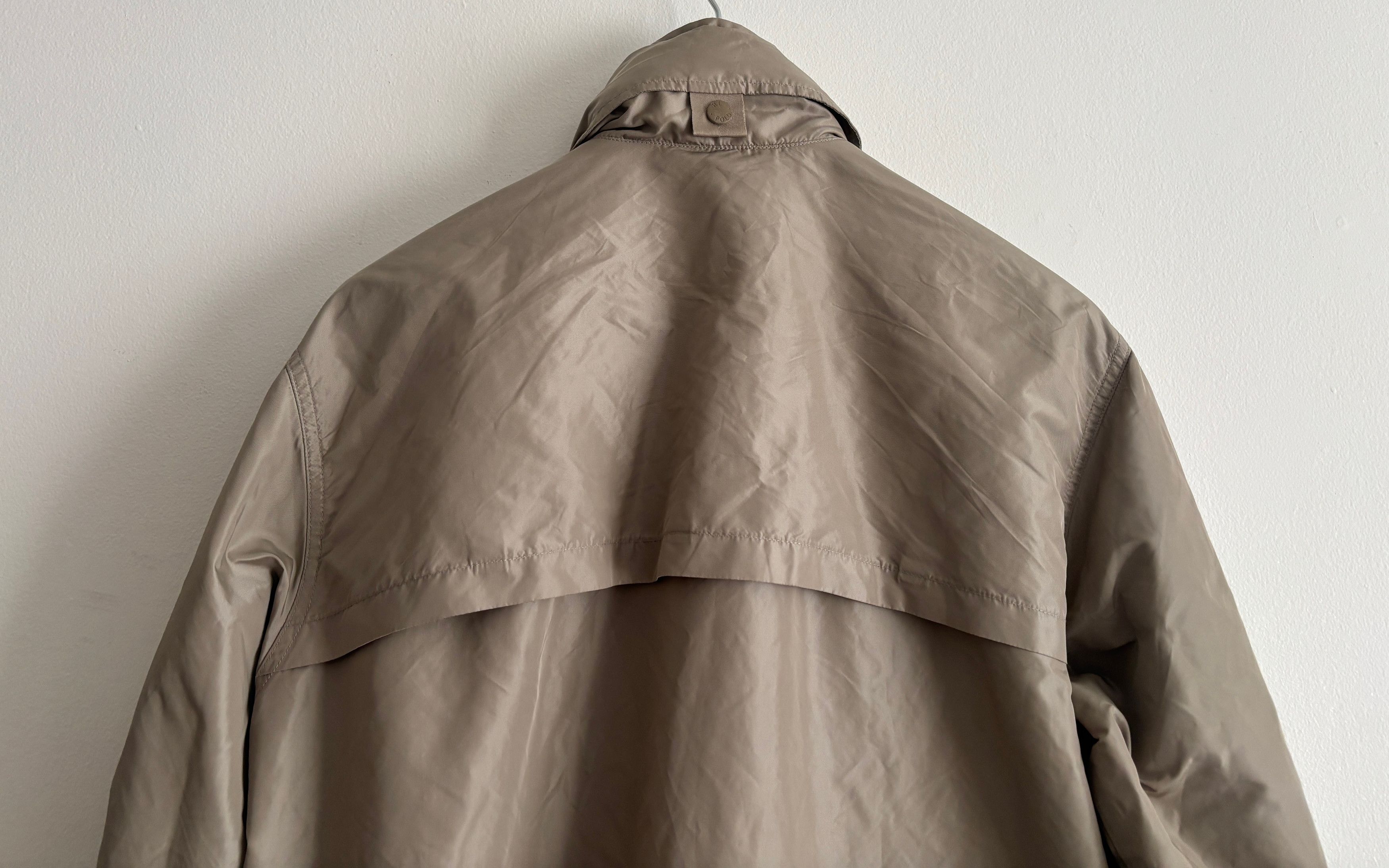 Polo Ralph Lauren VTG Nylon Zip-Up Tan Windbreaker/ Rain Jacket M - Large Size US M / EU 48-50 / 2 - 10 Thumbnail