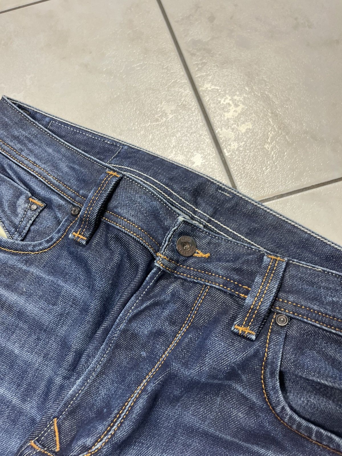 Diesel × Vintage Vintage Diesel larkee waxed y2k distressed denim jeans pants Size US 34 / EU 50 - 12 Thumbnail