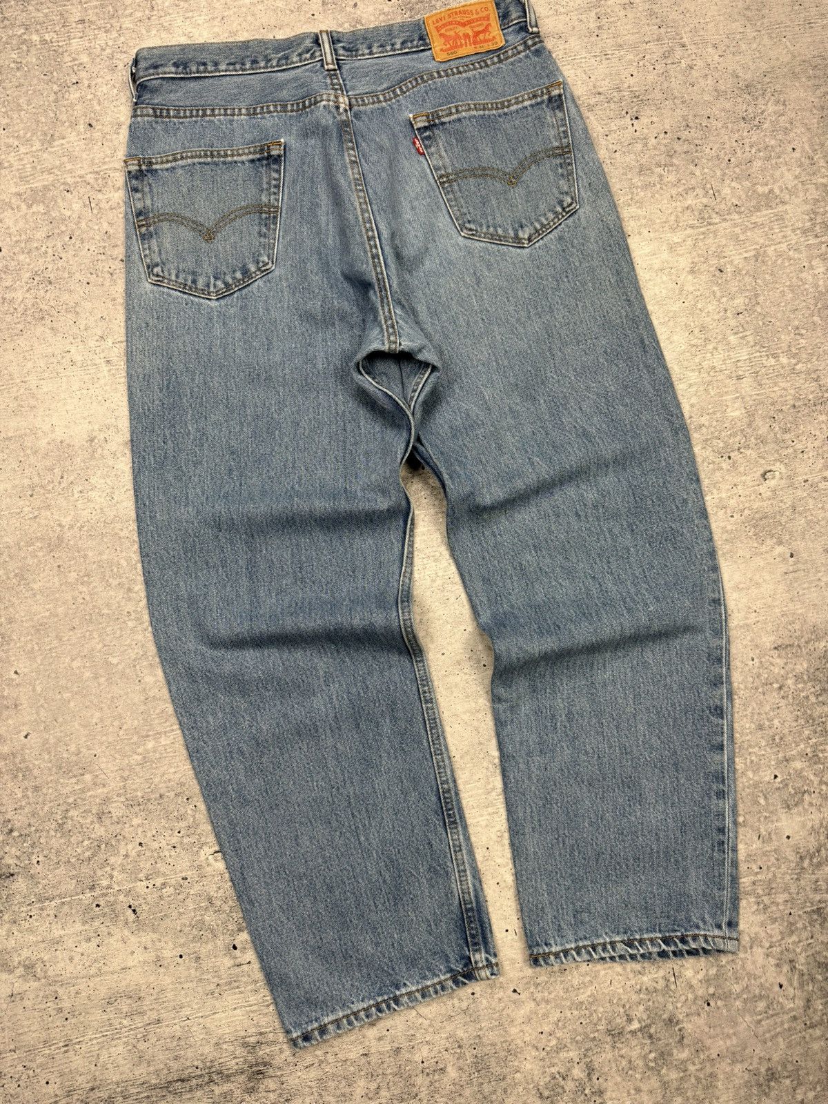 Levi's × Levi's Vintage Clothing × Vintage Vintage Levi’s 550 501 Blue Stonewashed Denim Jeans Trousers Size US 36 / EU 52 - 16 Thumbnail