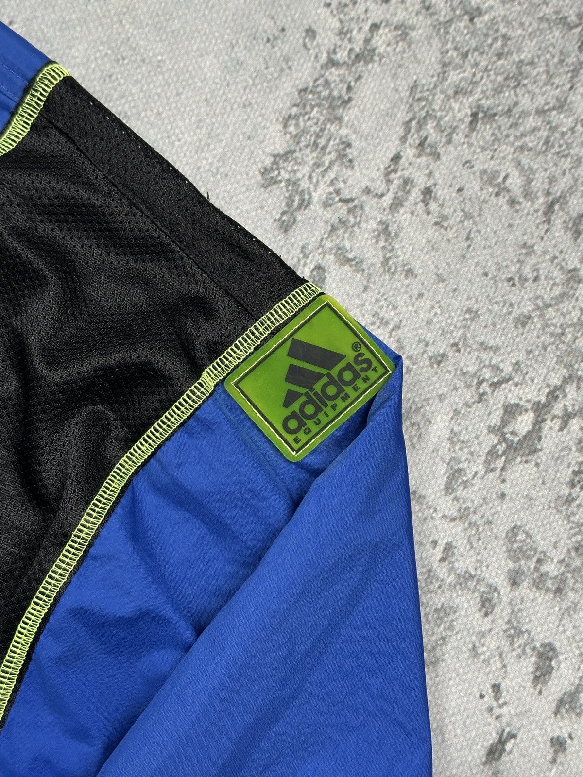 Adidas Vintage Adidas Equipment Blue Black Neon Trim Jacket 90s 80s Size US XL / EU 56 / 4 - 5 Thumbnail