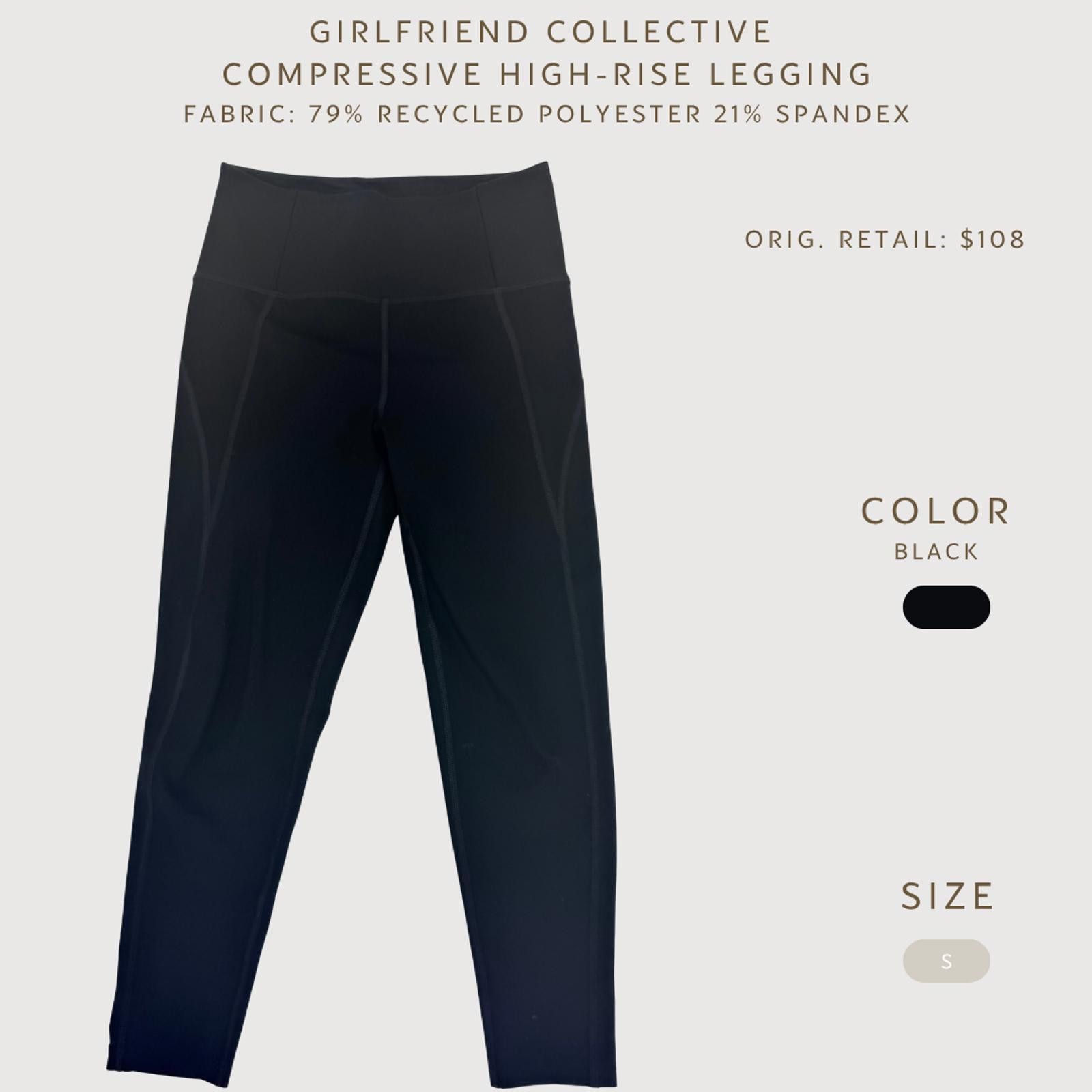 Girlfriend Collective Girlfriend Collective High Rise Compressive Leggings S Size 28" / US 6 / IT 42 - 2 Thumbnail