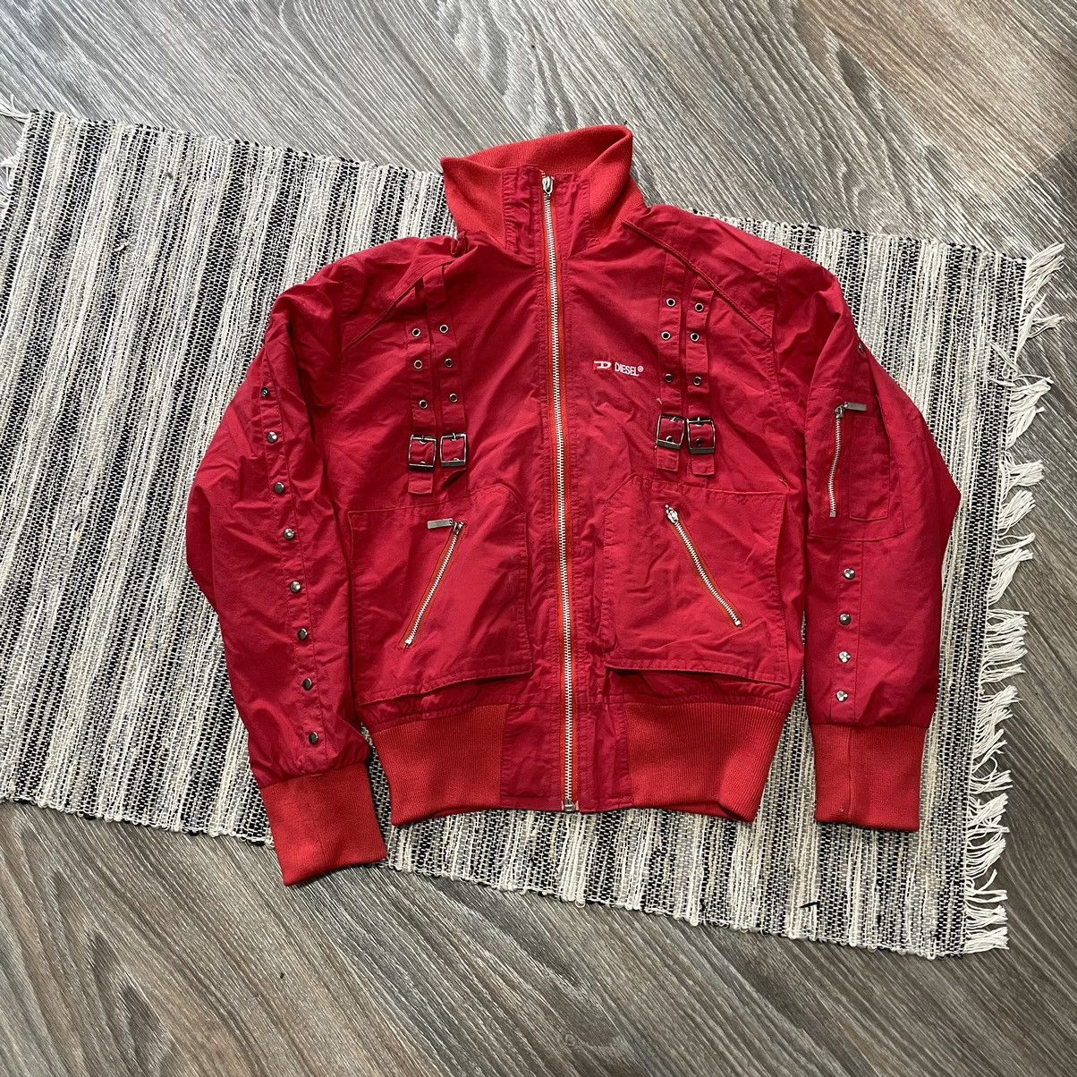 Diesel × If Six Was Nine Diesel y2k bomber punk chrome jacket rock desert parachute Size M / US 6-8 / IT 42-44 - 1 Thumbnail
