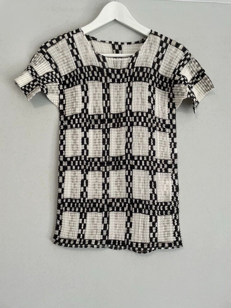 Issey Miyake issey miyake Checkered top 2505-Nextarrow Size US M / EU 48-50 / 2 - 3 Thumbnail