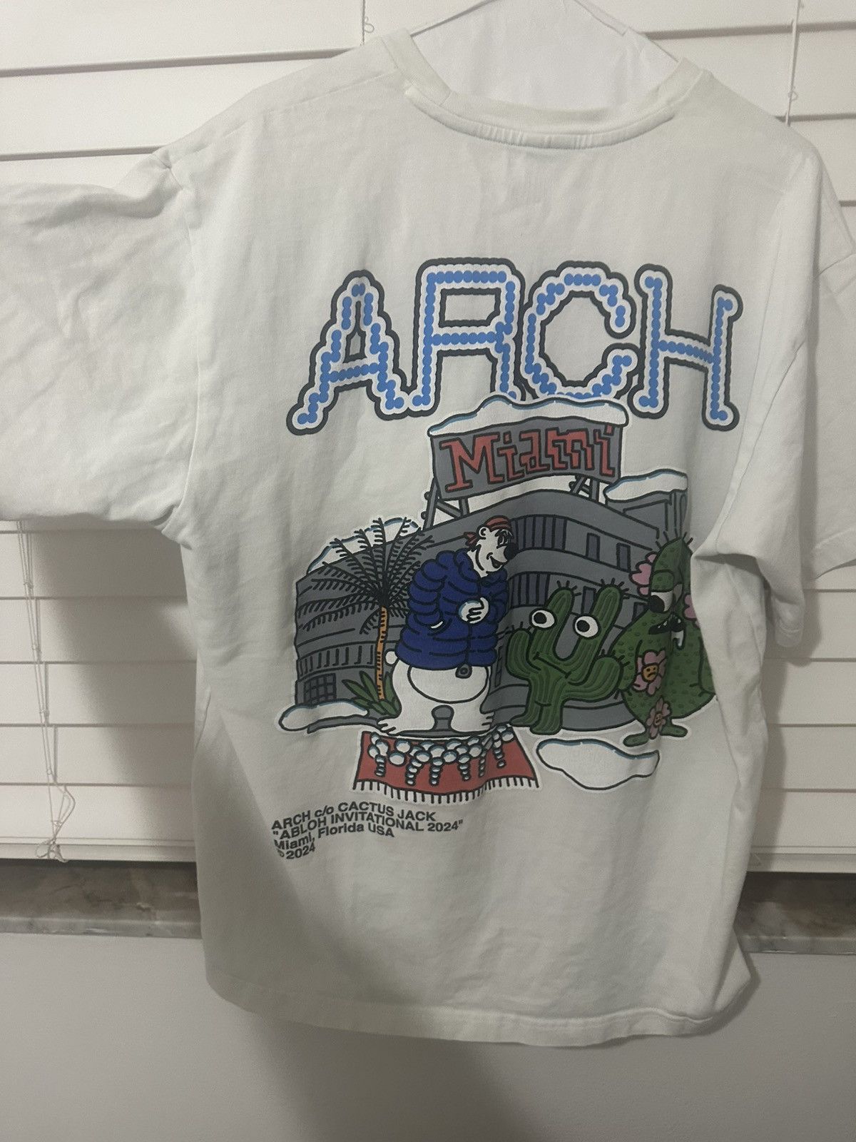 Travis Scott × Virgil Abloh Cactus Jack x ARCH x Virgil Abloh T-Shirt Art Basel Collab Size US L / EU 52-54 / 3 - 1 Thumbnail