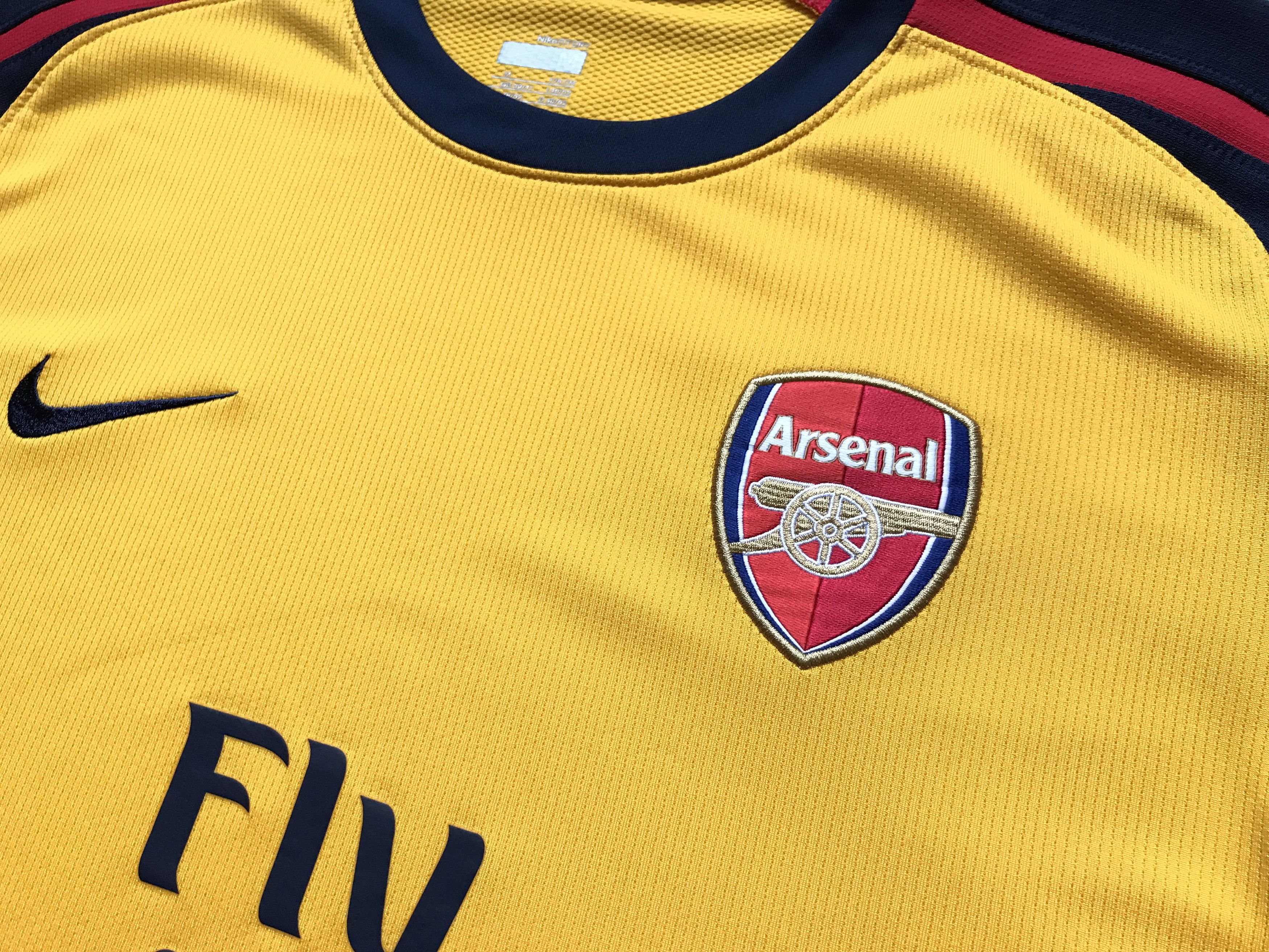 Nike × Vintage Vintage Nike Arsenal Away Shirt 2008-2009 Size US M / EU 48-50 / 2 - 5 Thumbnail