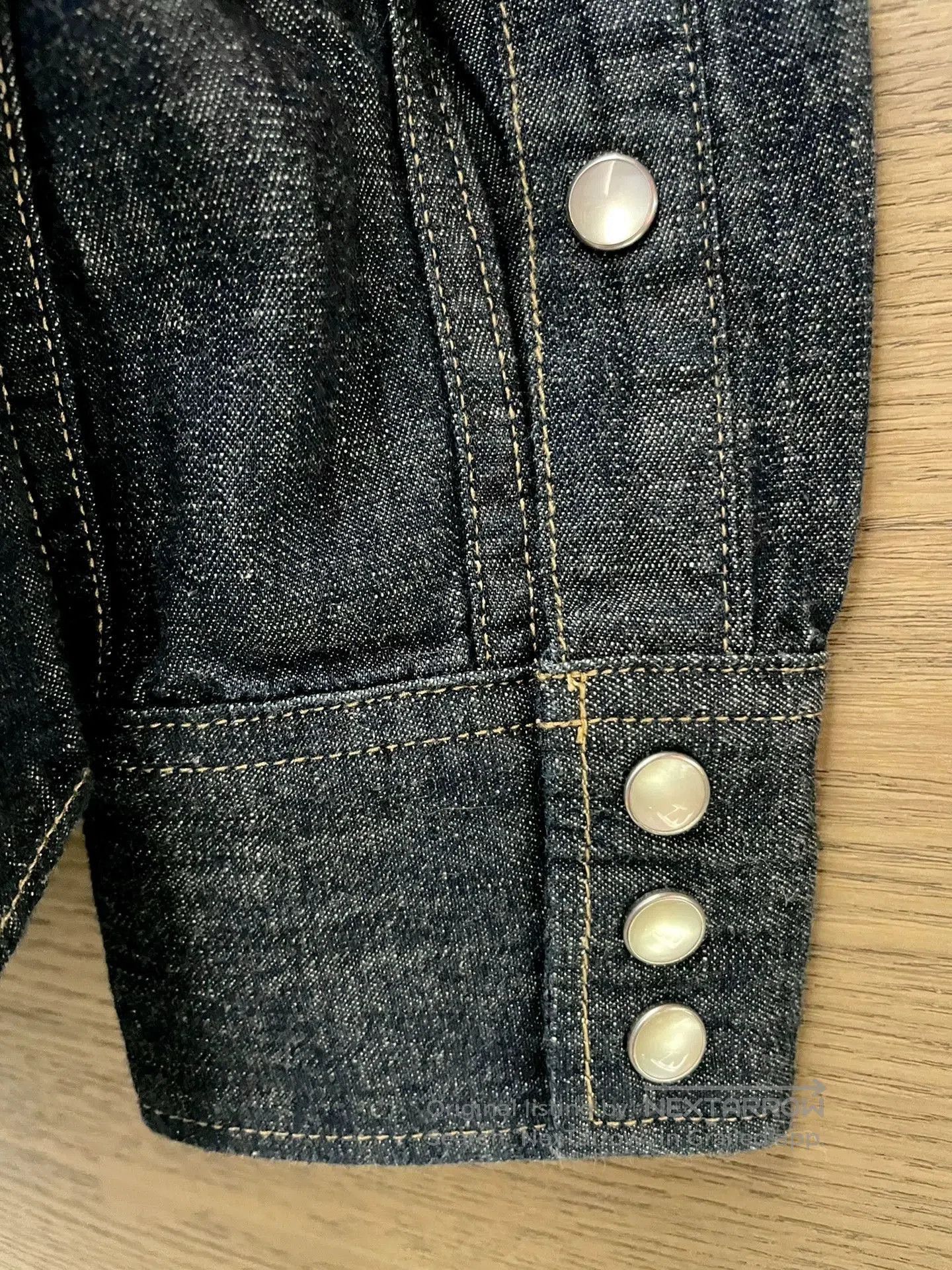 Saint Laurent Paris Blue Denim Long Sleeve Button-Up Shirt. Size US M / EU 48-50 / 2 - 4 Thumbnail