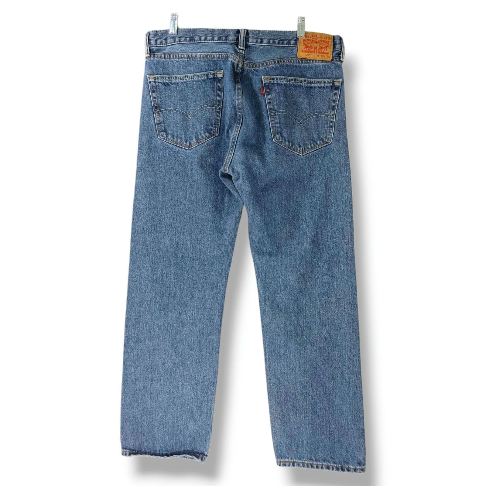 Levi's Levi’s 505 Regular Fit Straight Leg Jeans W36 L30 VTG Y2K Size US 36 / EU 52 - 3 Thumbnail