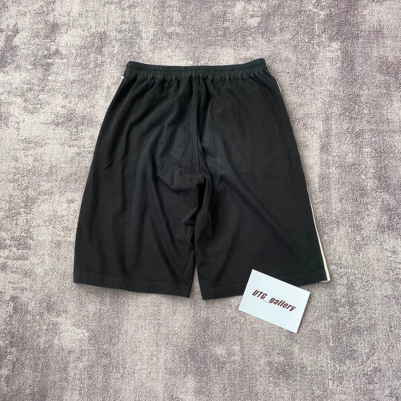 Rick Owens Rick Owens size M small Mega black and white striped shorts Size US 30 / EU 46 - 2 Thumbnail