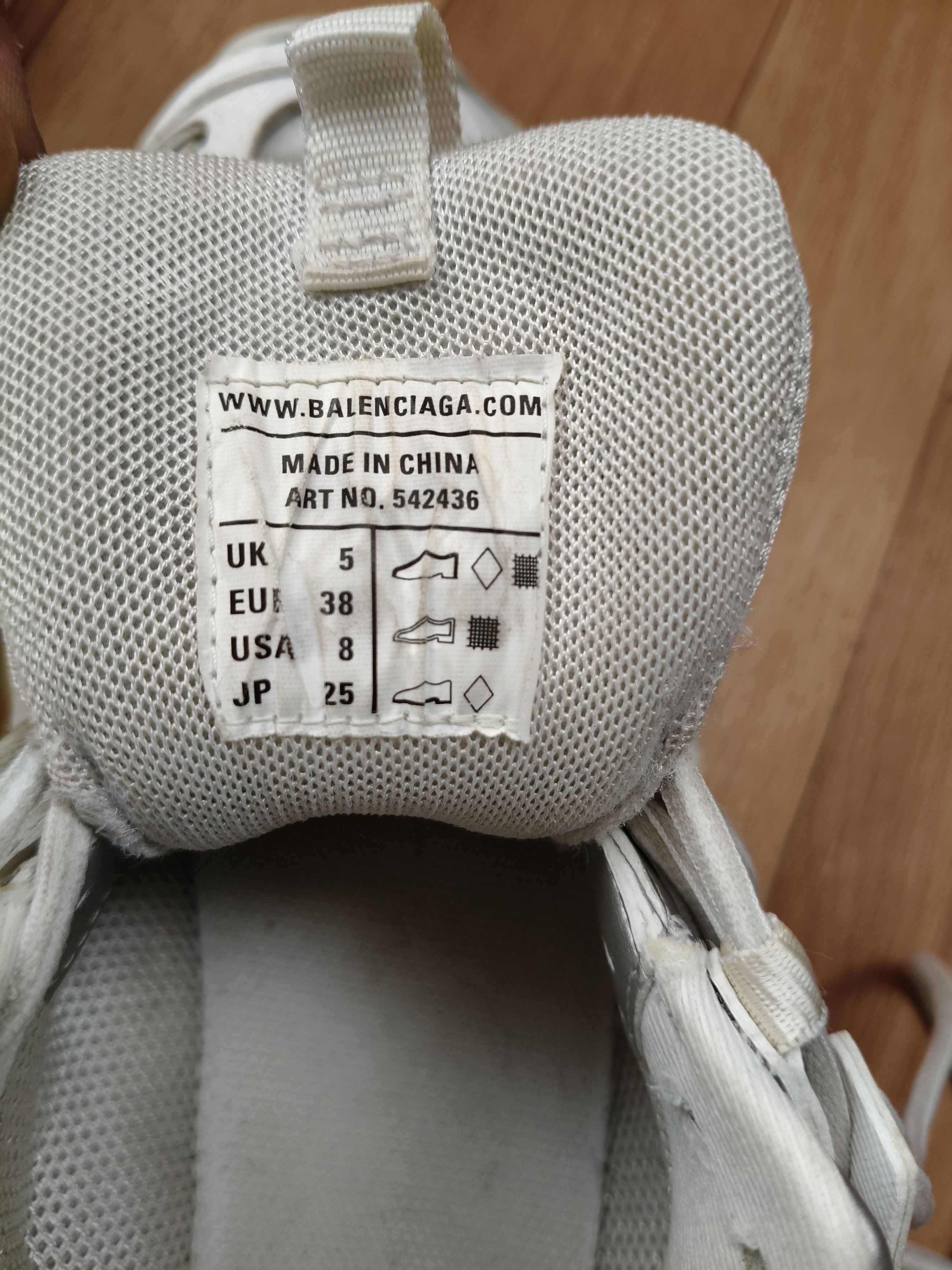 Balenciaga BALENCIAGA TRACK WHITE Size US 8 / IT 38 - 17 Thumbnail