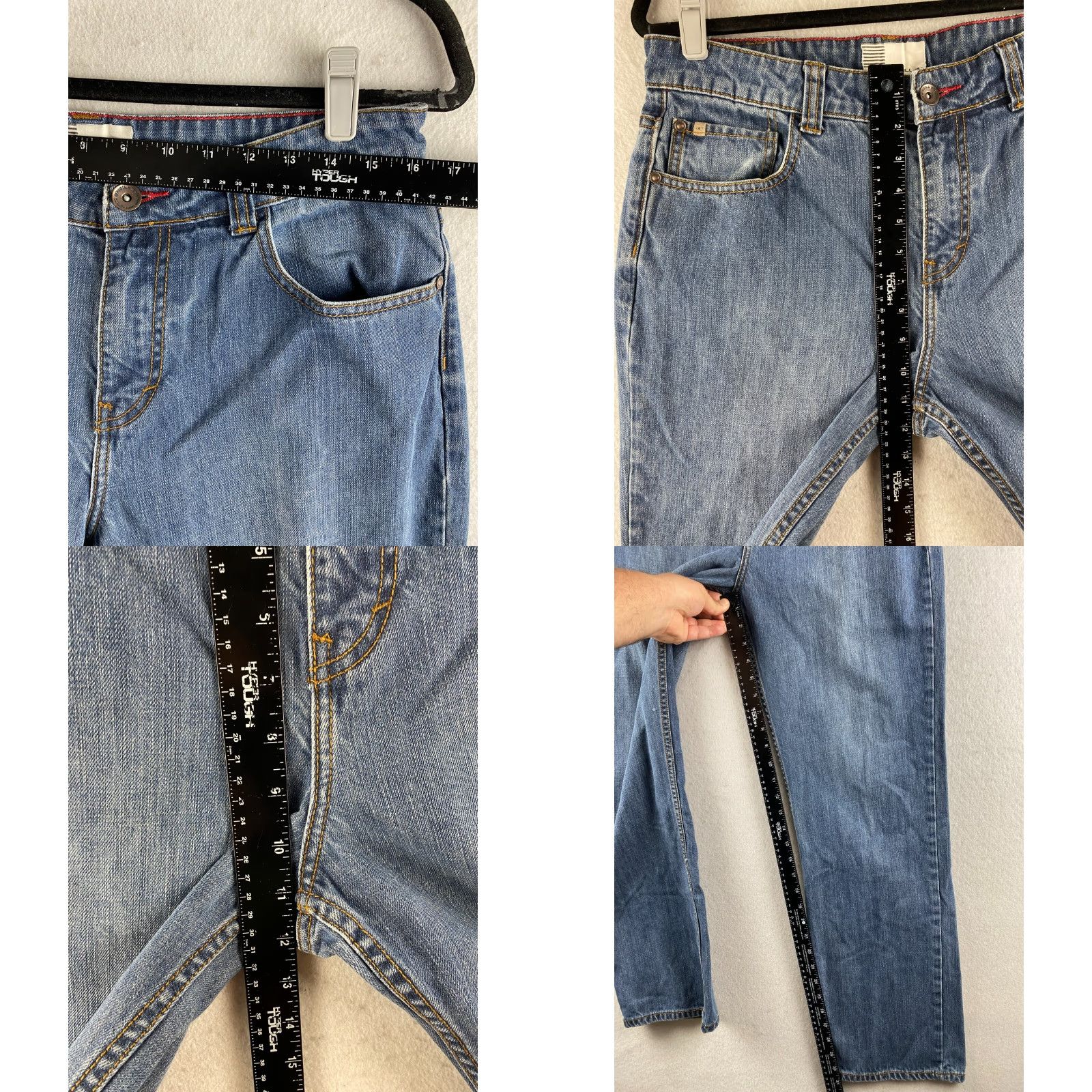 O'Neill O'Neill Jeans Mens 32 Blue Mid-Rise Distressed Denim Pockets Casual Pant Size US 32 / EU 48 - 8 Thumbnail