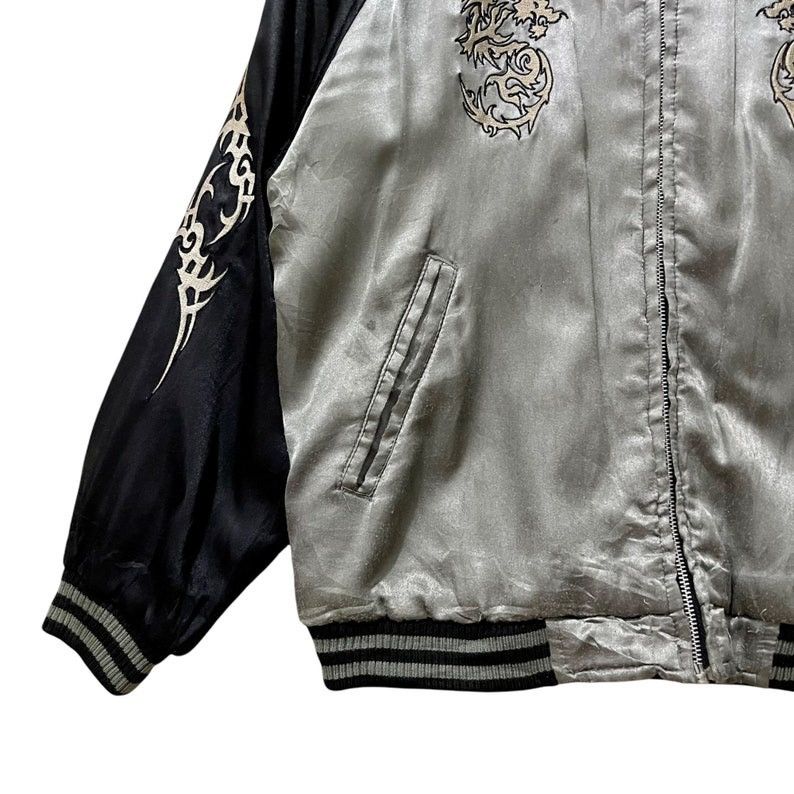 Japanese Brand × Vintage Vintage First Down Sukajan Souvenir Zipper Jacket Size US S / EU 44-46 / 1 - 5 Thumbnail
