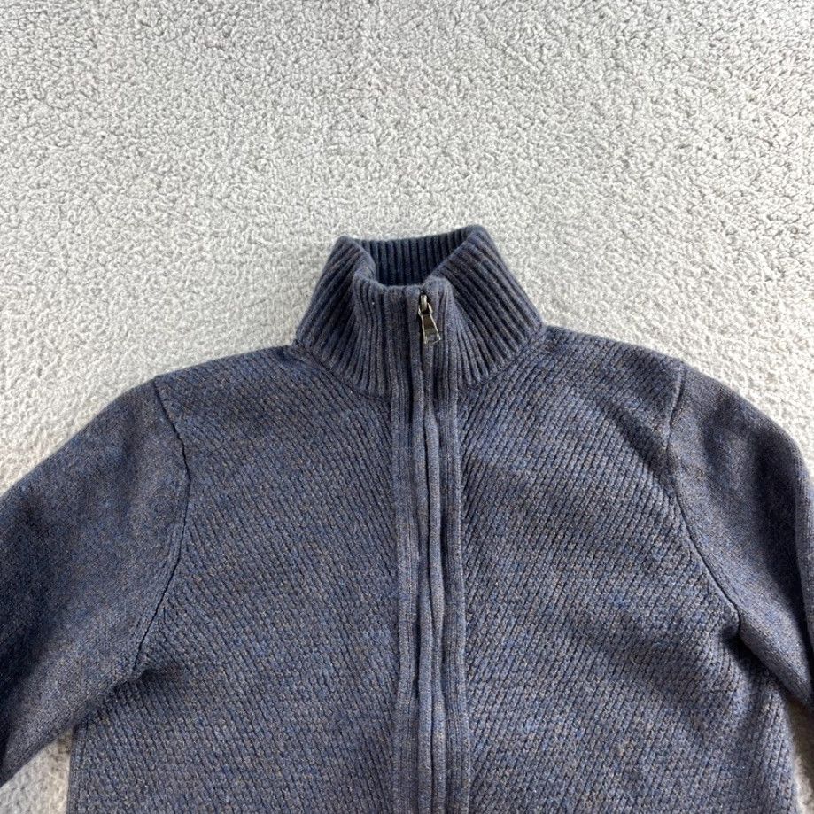 Banana Republic VINTAGE Banana Republic Sweater Womens Medium Blue Cardigan Merino Wool Blend Chunky Size M / US 6-8 / IT 42-44 - 4 Thumbnail