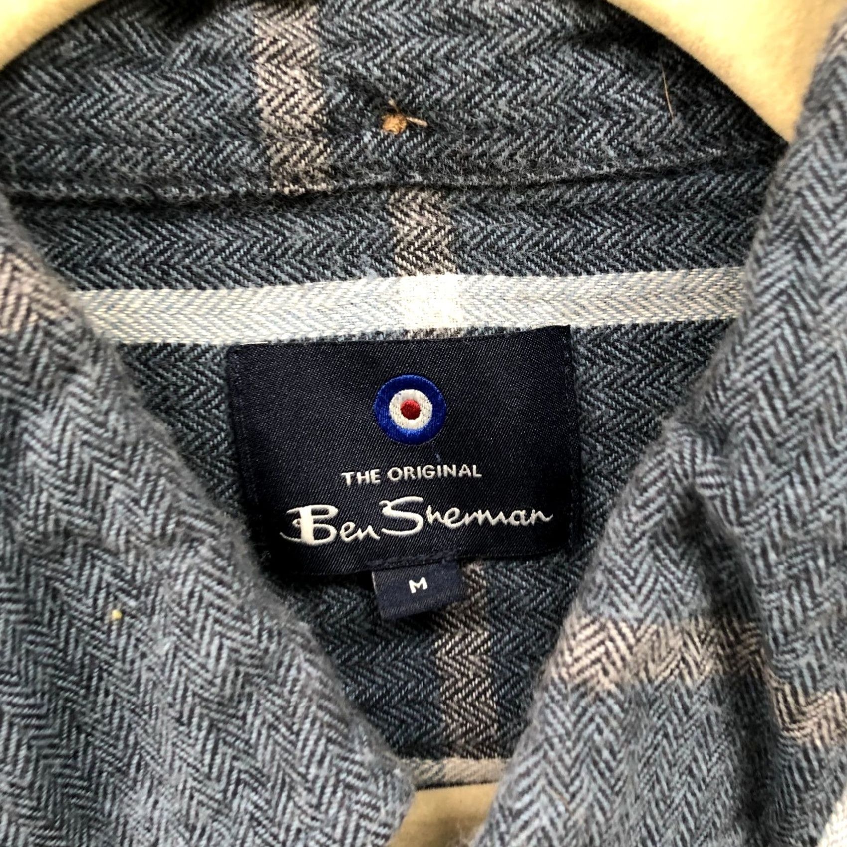 Ben Sherman Ben Sherman Shirt Mens M Blue White Grid Plaid Long Sleeve Cotton Flannel Button-Down Collared Classic Vintage: No Women's? Size US M / EU 48-50 / 2 - 5 Thumbnail
