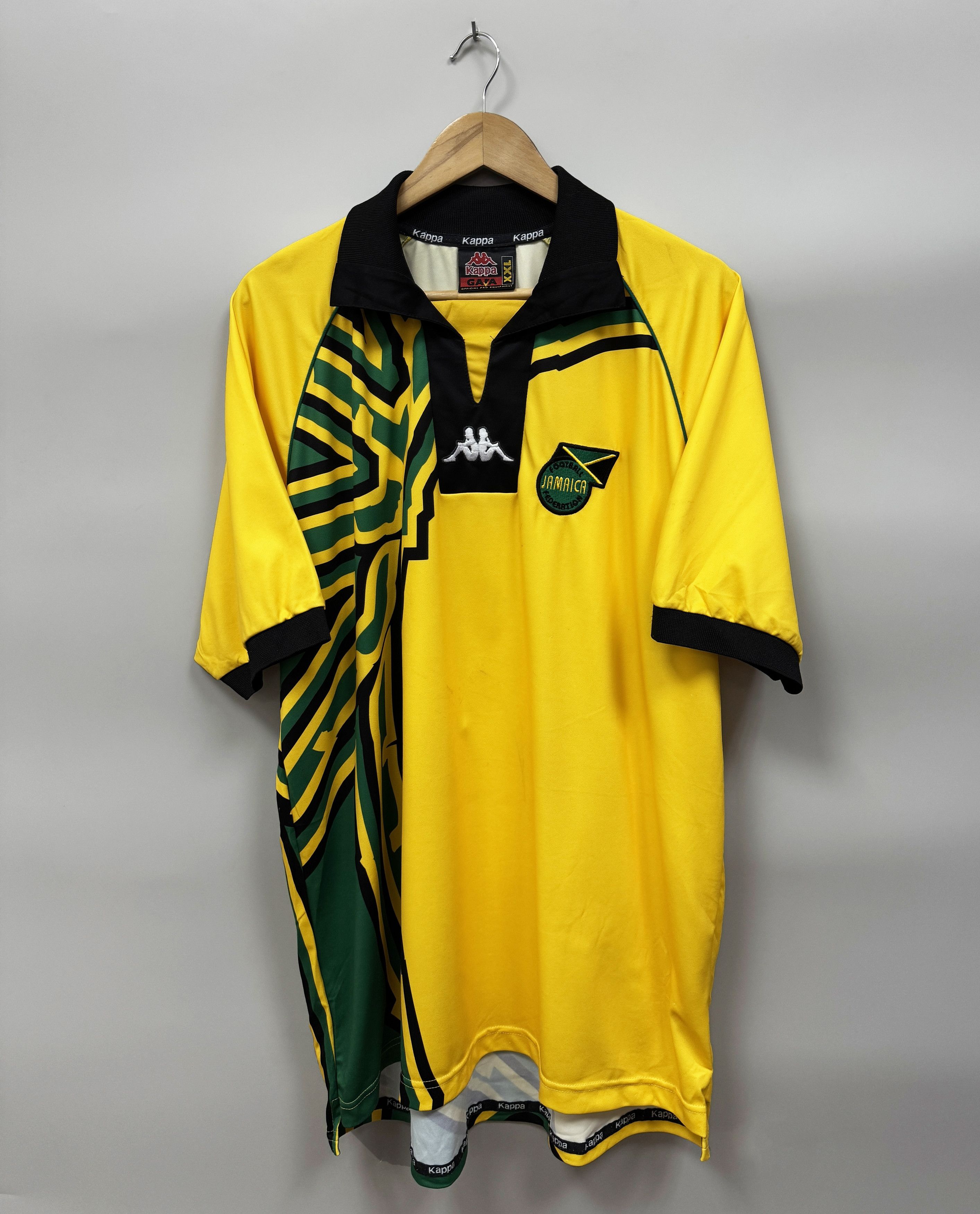 Kappa 1998 Jamaica PETER 4 World Cup Kappa Football Soccer Kit Size US XXL / EU 58 / 5 - 2 Thumbnail