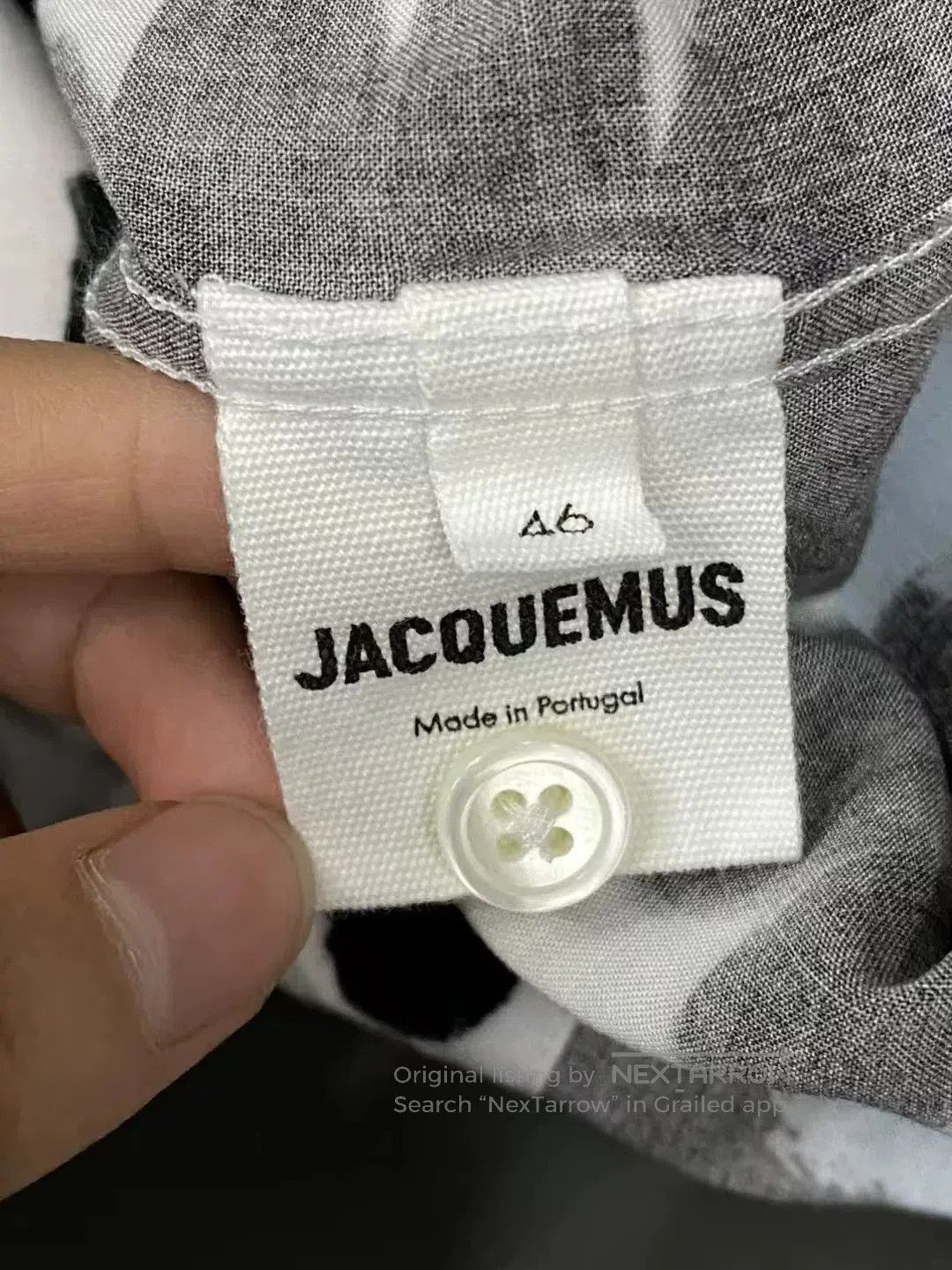 Jacquemus Jacquemus Black Blue Heart Flower Shirt. Size L / US 10 / IT 46 - 6 Thumbnail