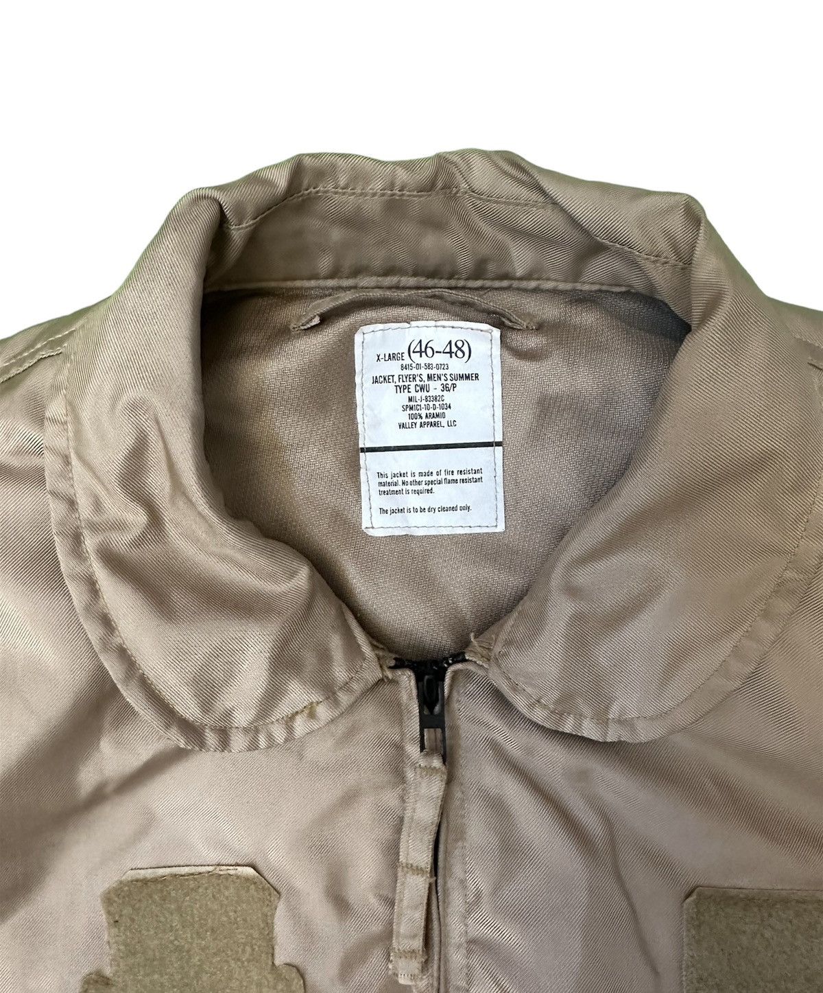 Vintage 80s military bomber jacket Size US L / EU 52-54 / 3 - 3 Thumbnail