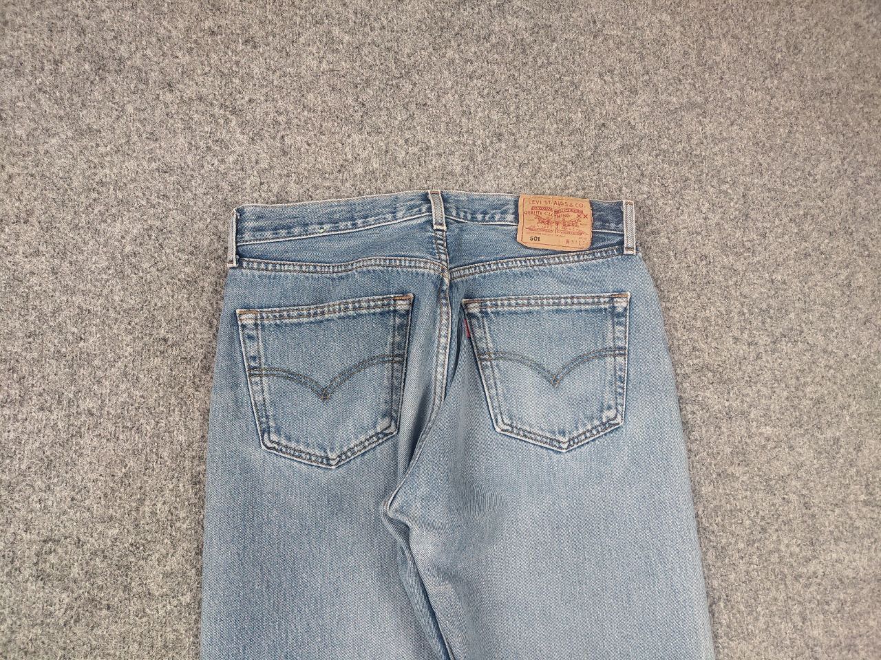 Levi's Vintage 90's Levi’s 501 Sashiko Logo Jeans Japan watanabe Size US 33 - 8 Thumbnail