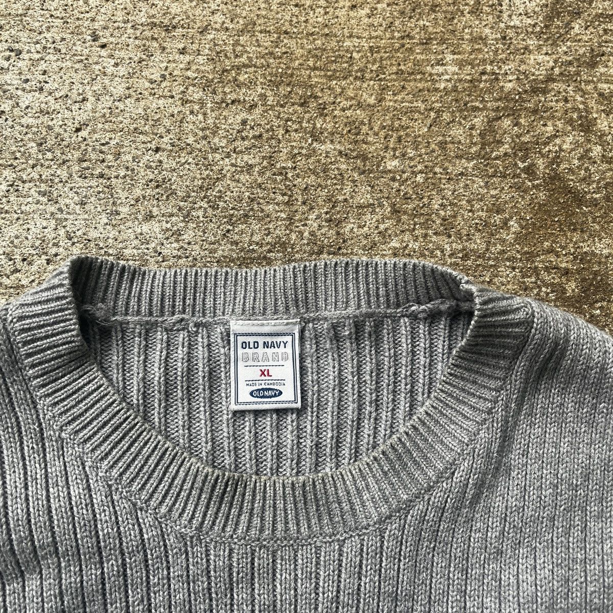 Vintage Vintage Old Navy Striped Sweater Size XL Grunge Skate Size US XL / EU 56 / 4 - 4 Thumbnail