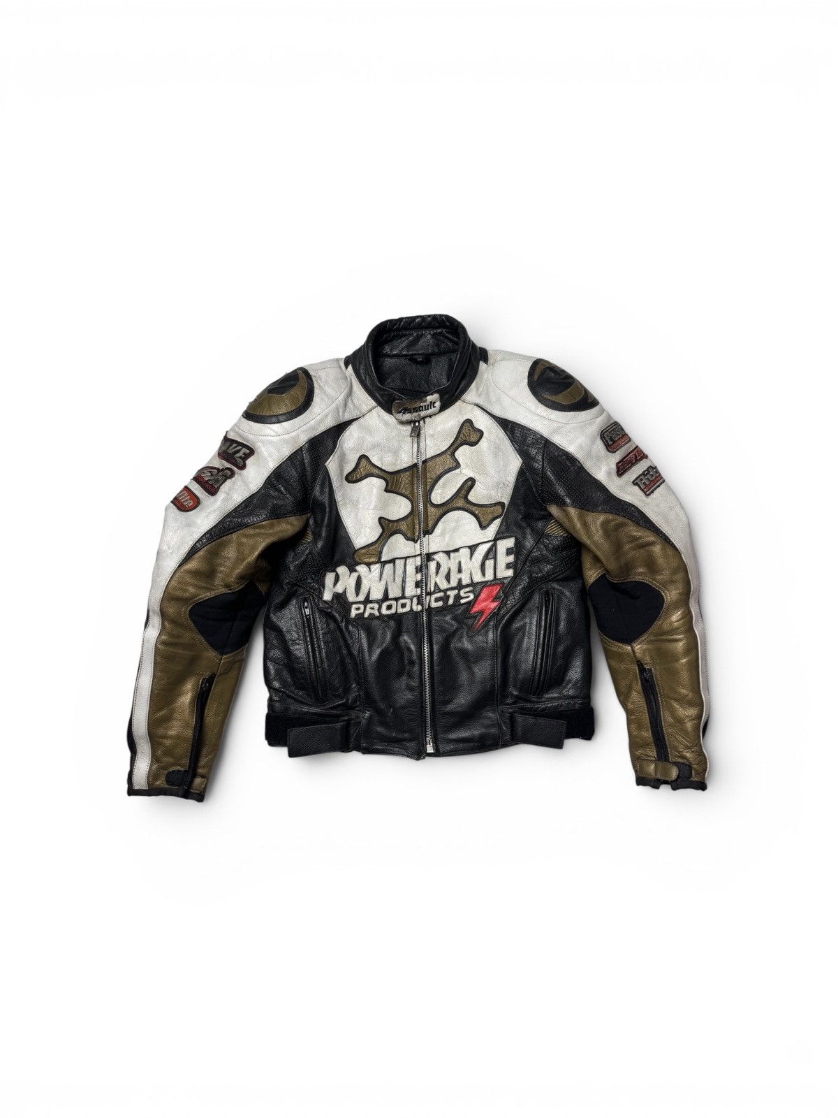 Vintage Vintage PowerRange Leather Racing Jacket Size US M / EU 48-50 / 2 - 1 Thumbnail