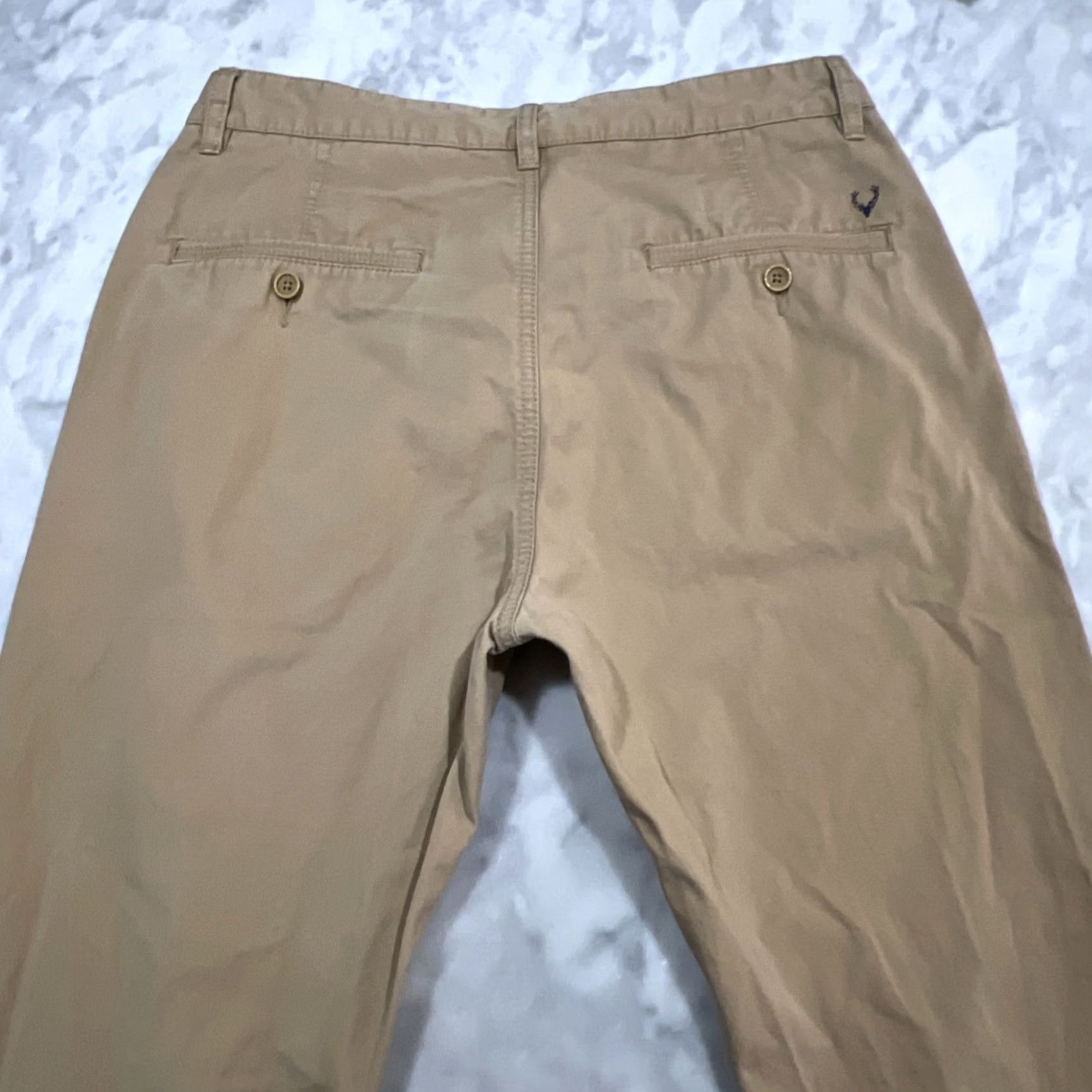 Vintage Allen Solly Mens Pants 34 X 29 Custom Fit 10” Rise Pockets Cotton Size US 34 / EU 50 - 4 Thumbnail
