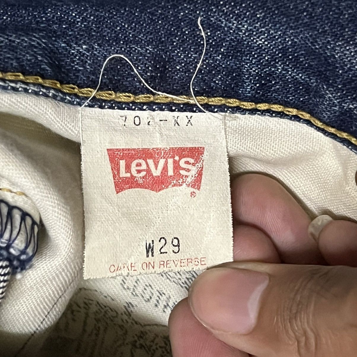 Levi's Vintage levis lot 707 selvedge distressed denims style Size US 28 / EU 44 - 8 Thumbnail