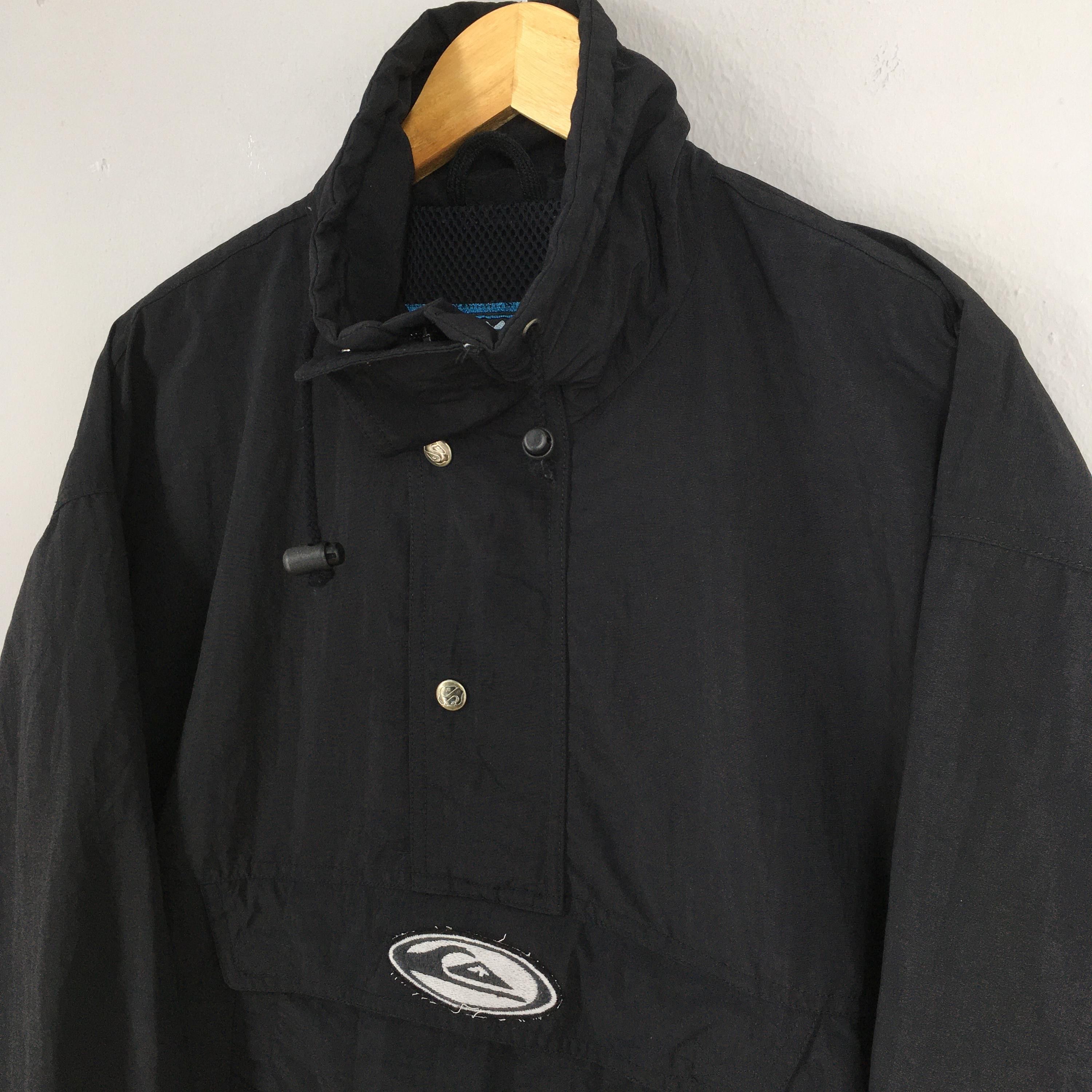 Quiksilver Vintage 90s Quiksilver Surf Black Anorak Jacket Small Size US S / EU 44-46 / 1 - 2 Thumbnail