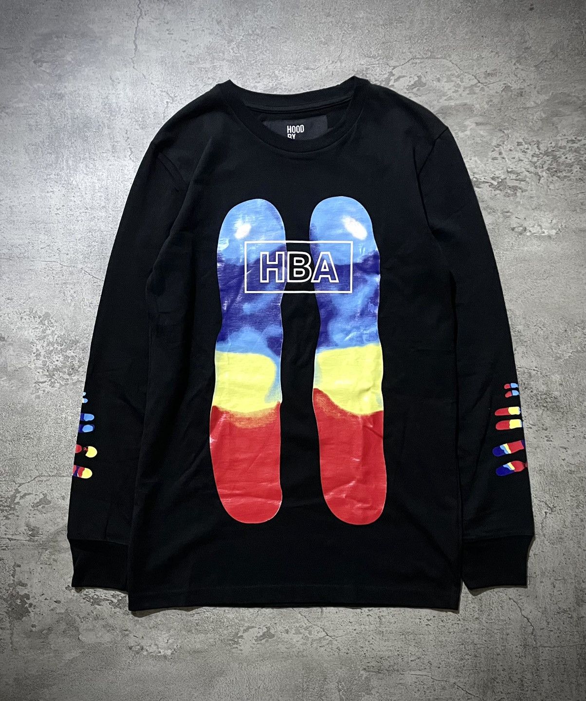 Hood By Air Hood by Air x H.R. Giger Spinal Print Longsleeve shirt