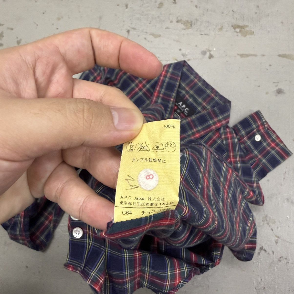 A.P.C. APC Flannel Button Ups Size US S / EU 44-46 / 1 - 5 Thumbnail