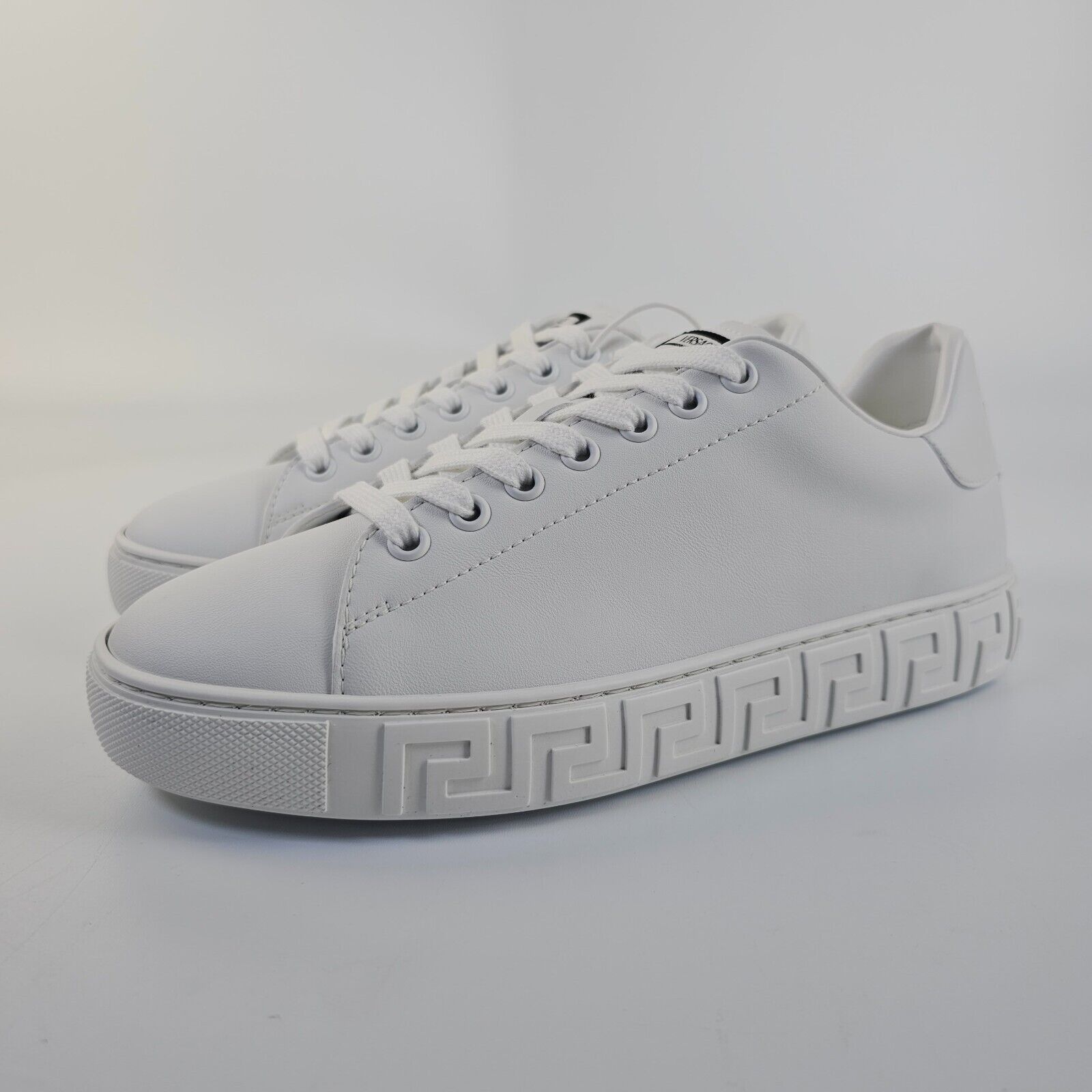 Versace Greca Women's White Low Top Sneakers New