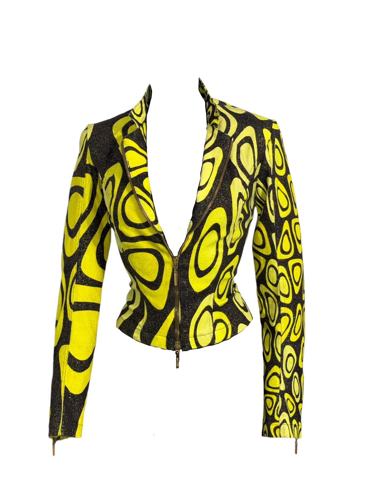 Roberto Cavalli S/S 2001 cinched jacket