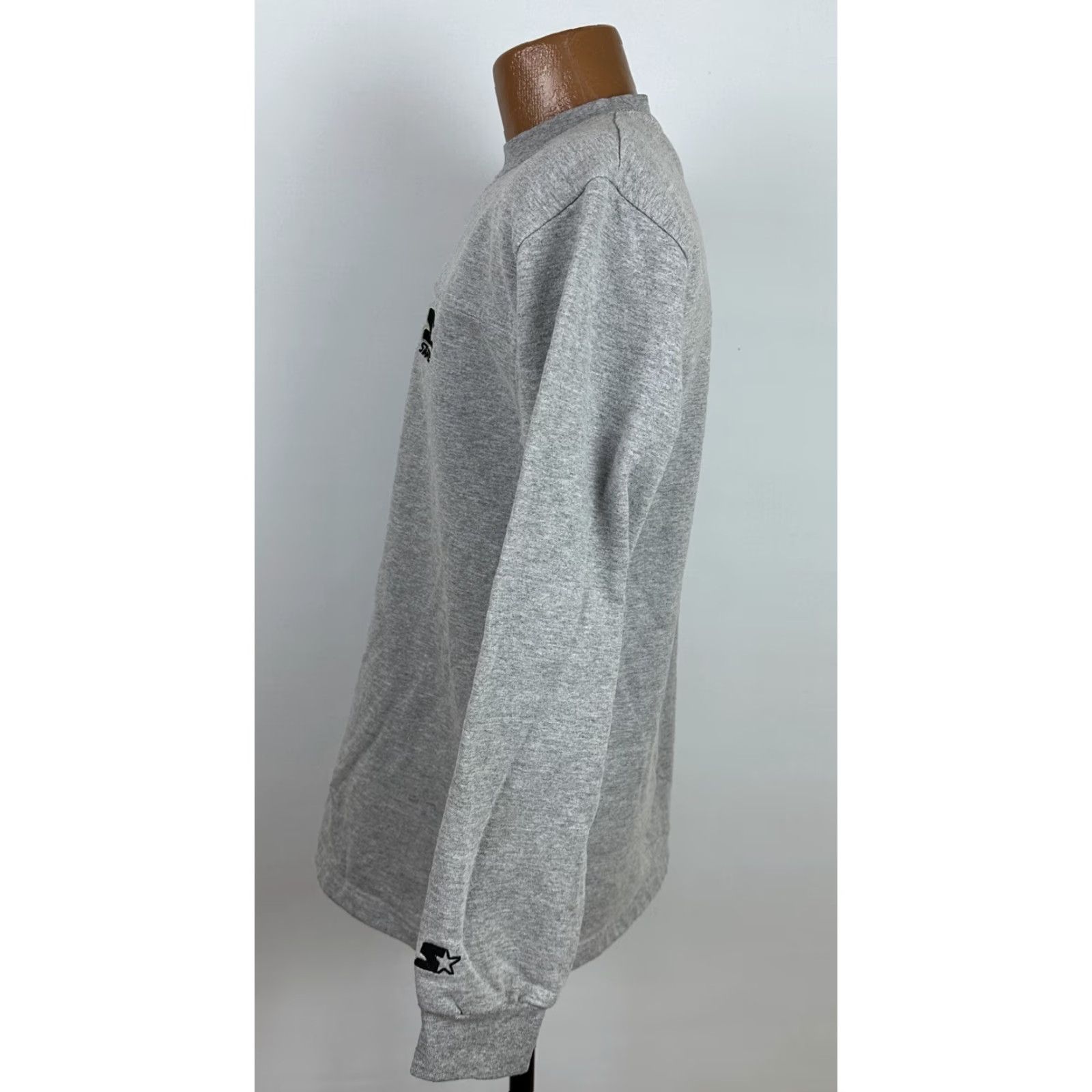 Starter VINTAGE Starter 90s Y2K Heather Gray Sweatshirt MENS S Crewneck Boxy ST AINS Size US S / EU 44-46 / 1 - 5 Thumbnail