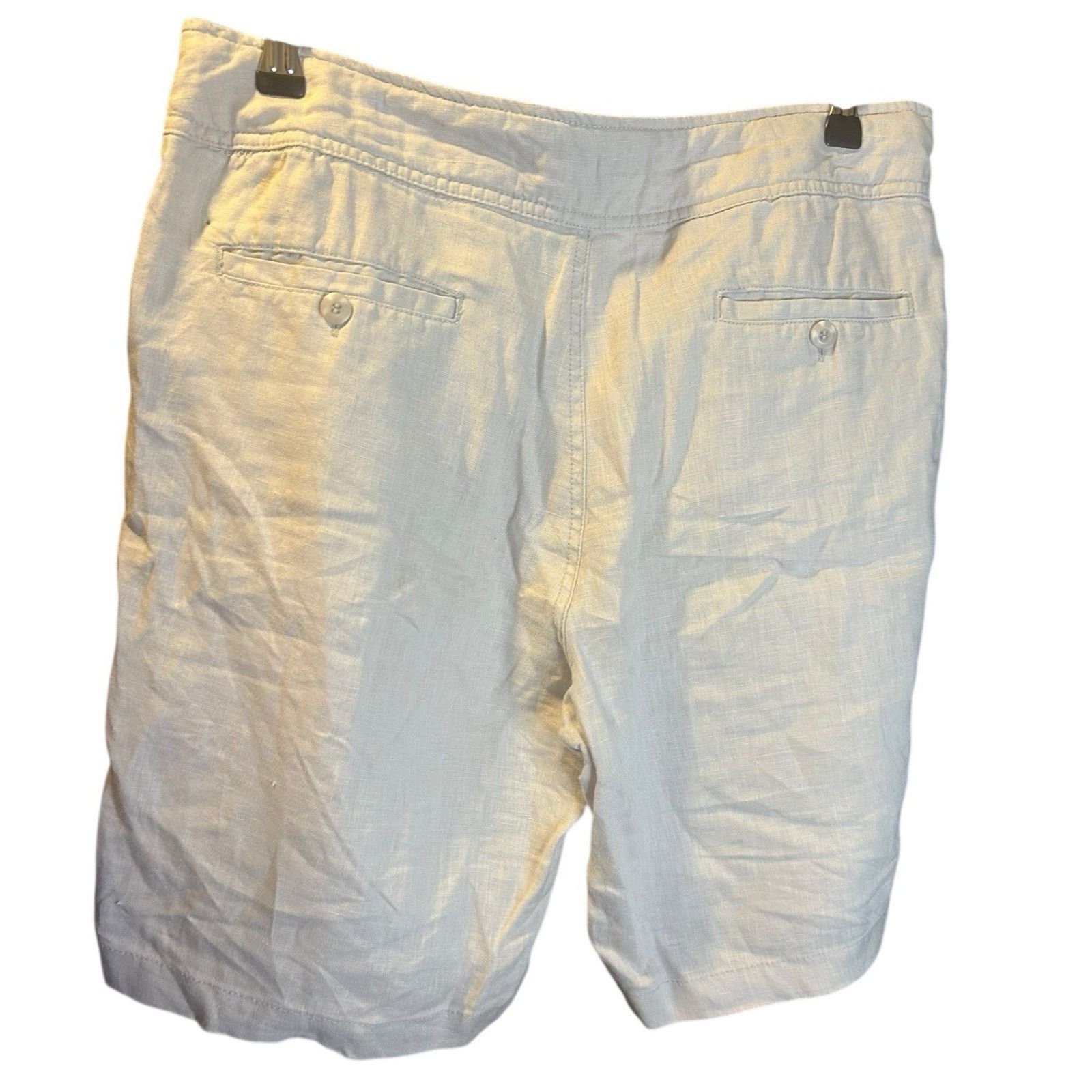 Jones New York Jones New York Bermuda Shorts Womens Size 10 100% Linen Size 32" / US 10 / IT 46 - 3 Thumbnail