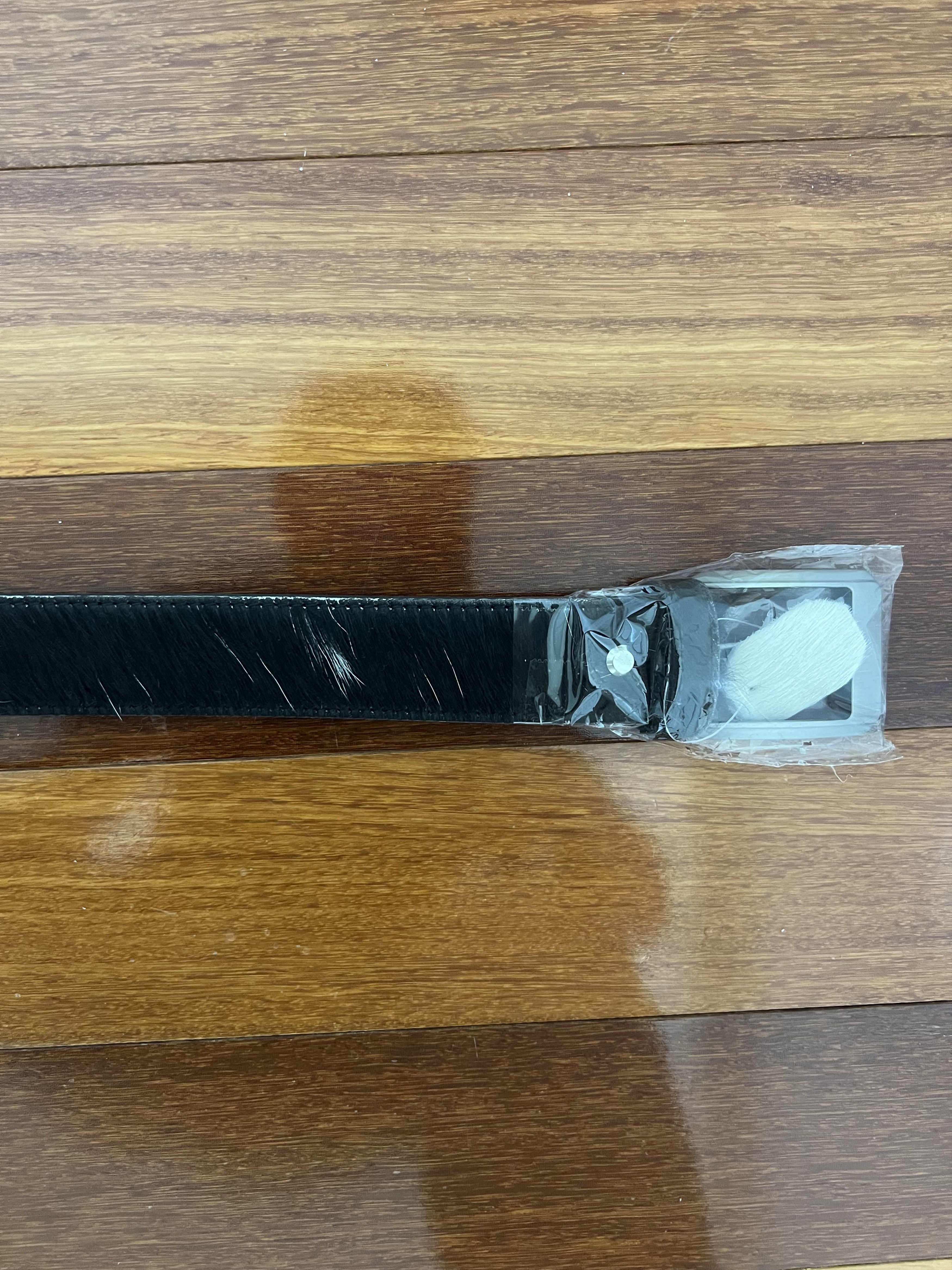 Mutimer 💚 Mutimer Triple Black Cowhide Belt NEW Large/XL Size ONE SIZE - 3 Thumbnail