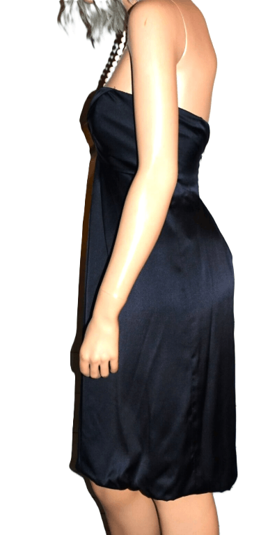Nicole Miller Nicole Miller Collection Black Silk Strapless Dress 2 Size XS / US 0-2 / IT 36-38 - 4 Thumbnail