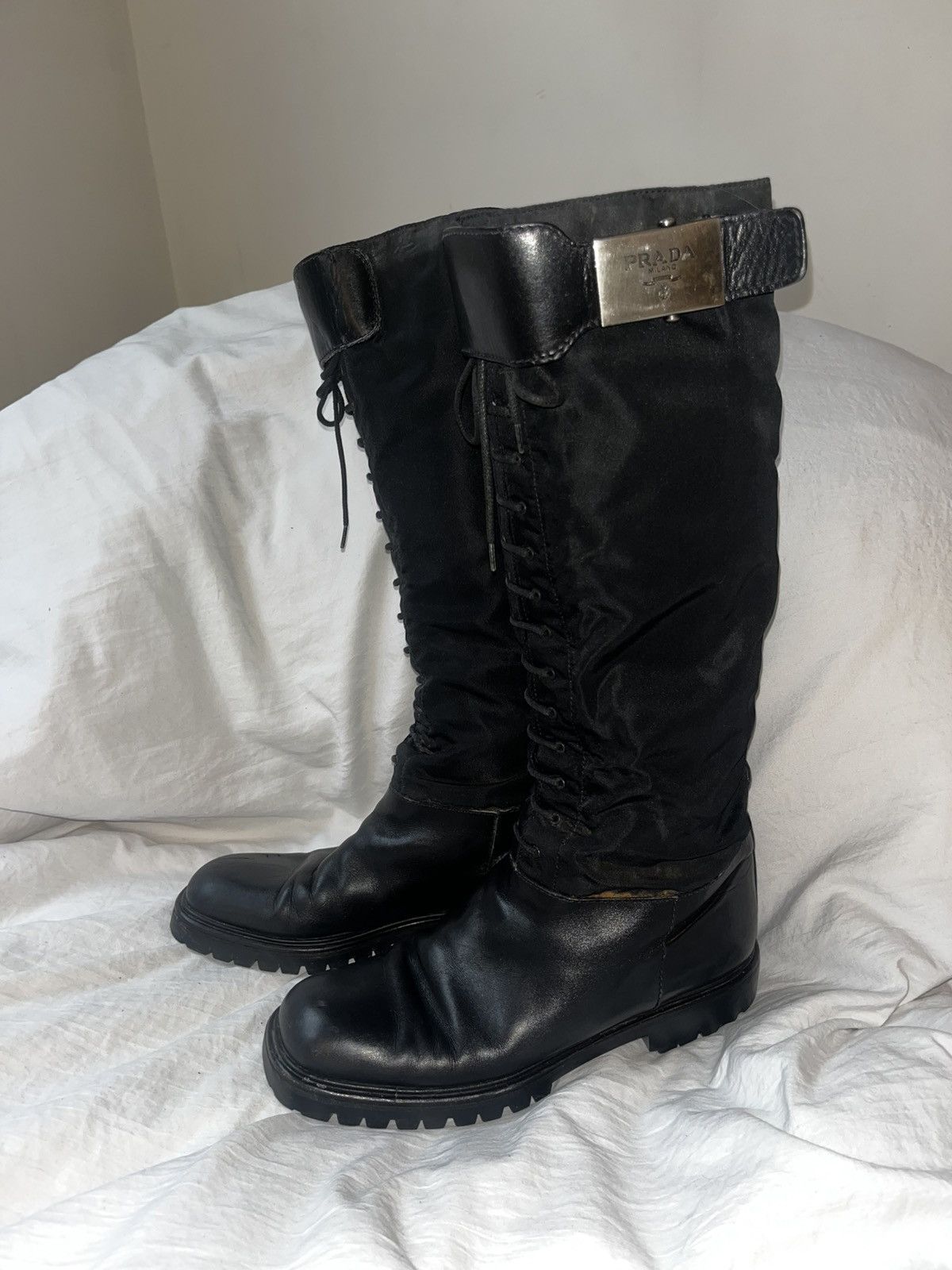 Prada FW1993 Prada Runway Boots Size US 9 / IT 39 - 2 Thumbnail