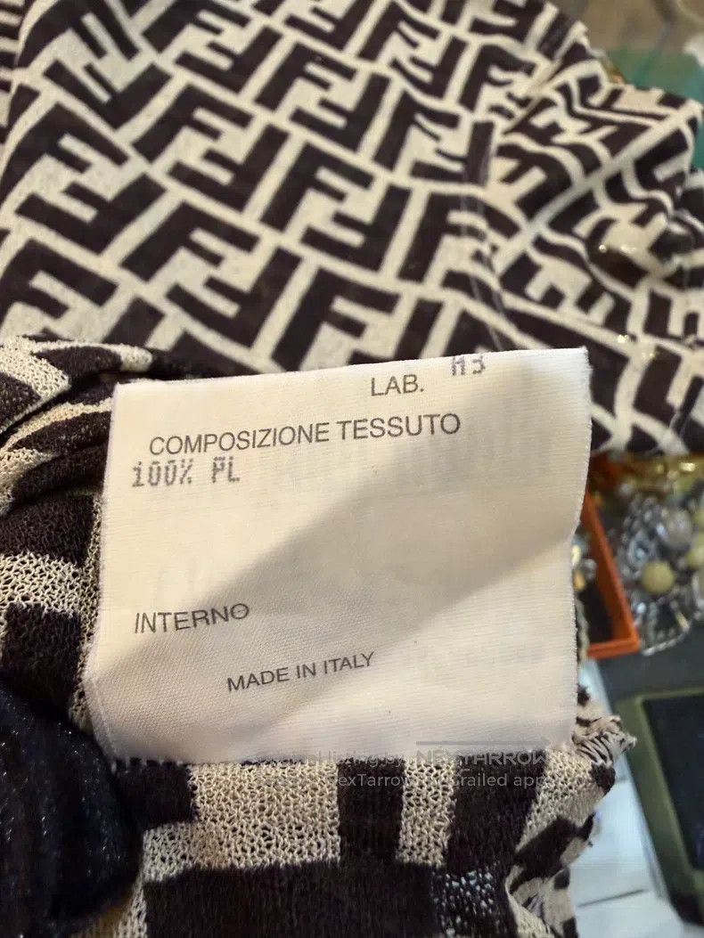 Fendi Fendi Vintage classic full monogram logo T-shirt Size M / US 6-8 / IT 42-44 - 5 Thumbnail