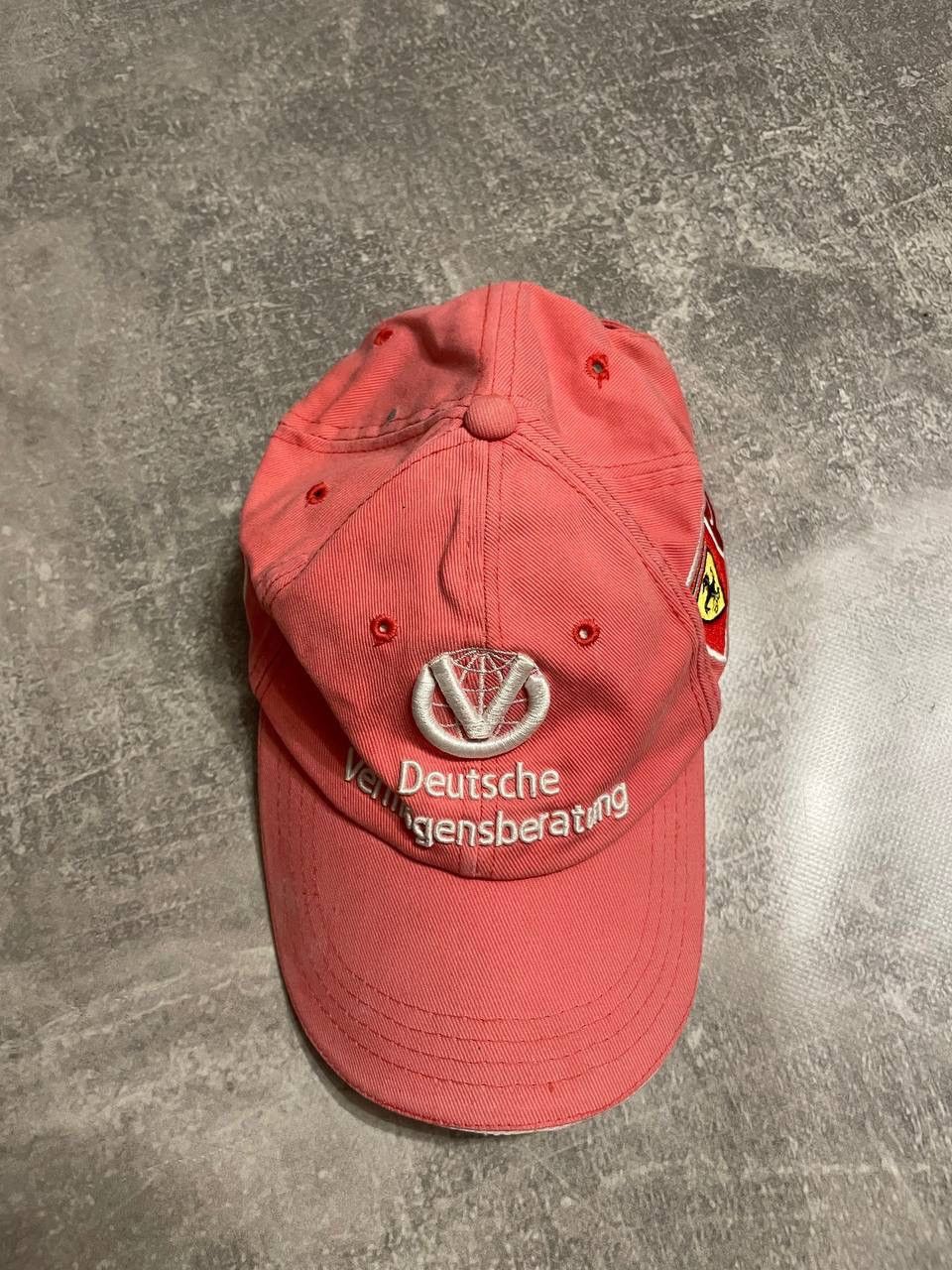 Ferrari × Vintage Vintage Ferrari Michael Schumacher 2000s Racing Cap Hat Size ONE SIZE - 10 Thumbnail