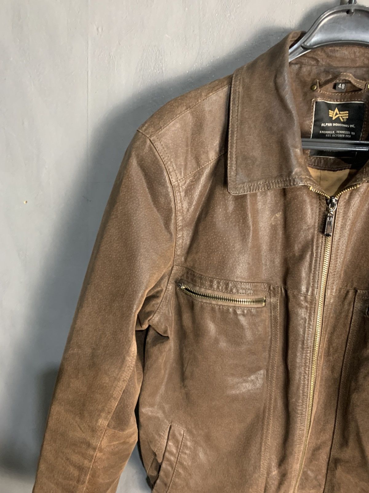 Alpha Industries Alpha industries leather jacket Size US M / EU 48-50 / 2 - 3 Thumbnail