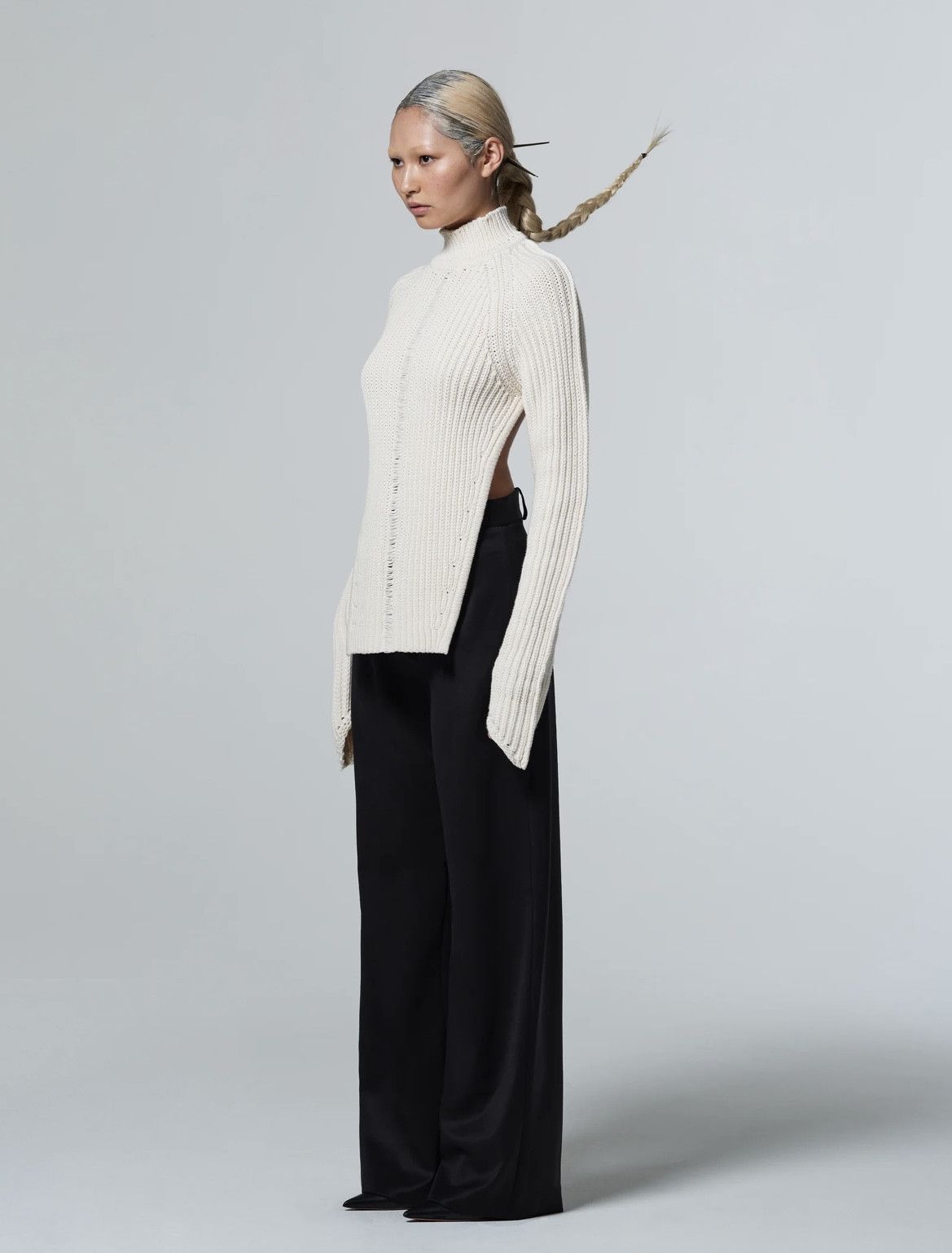 Other Grace Ling Open Back Sweater Size L / US 10 / IT 46 - 2 Thumbnail