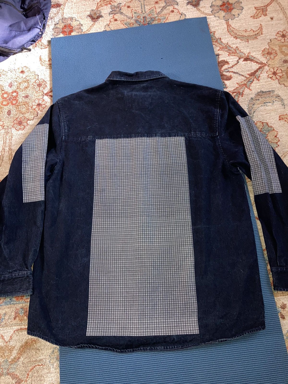 Marithe + Francois Girbaud × Vintage VTG Marithe Francois Girbaud Denim Shirt BAGGY FIT XXL Size US XXL / EU 58 / 5 - 10 Thumbnail