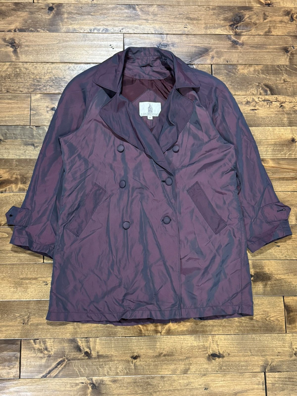 London Fog vintage iridescent London Fog trench coat Size US M / EU 48-50 / 2 - 5 Thumbnail